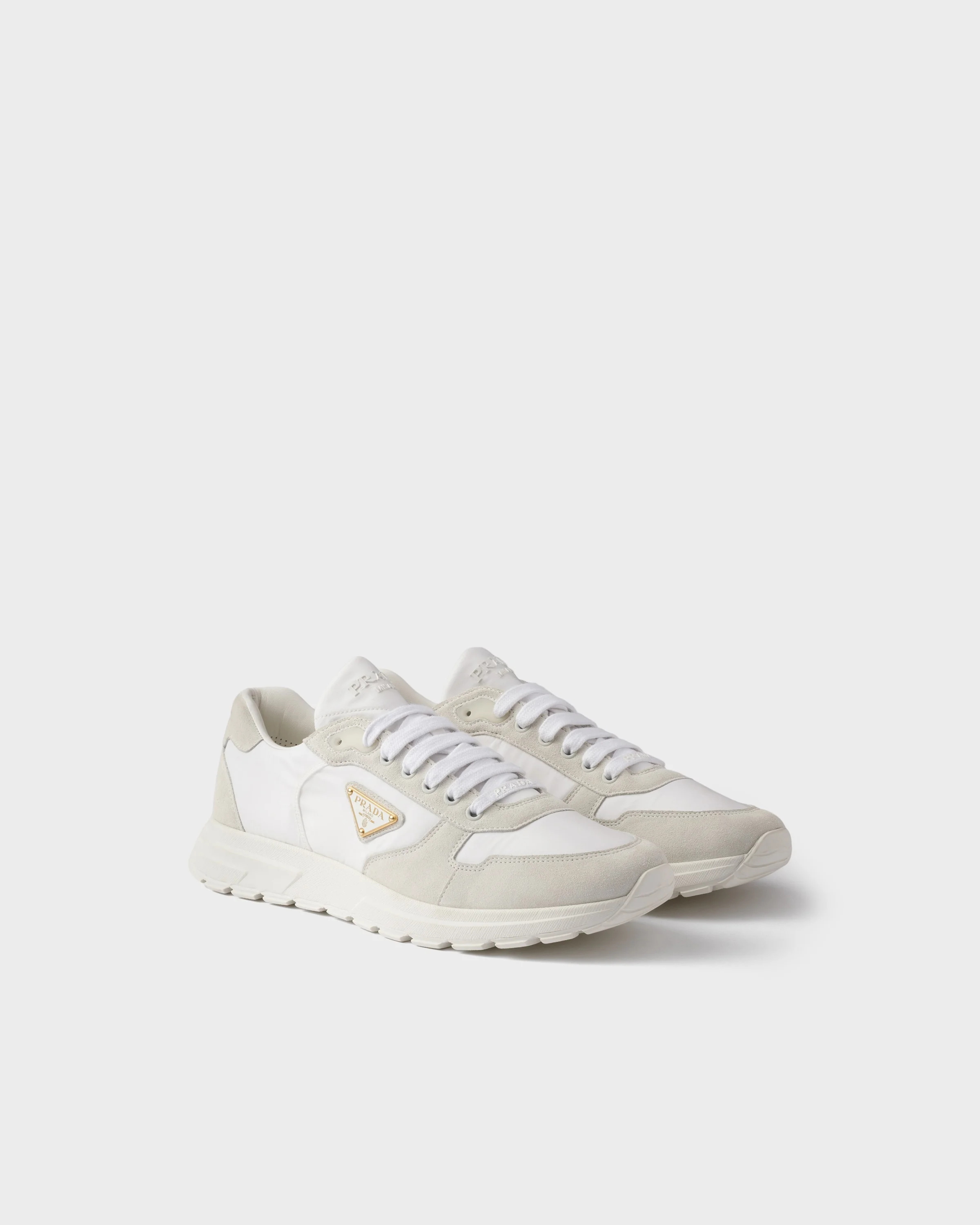 Prax 2.0 Re-Nylon and suede sneakers - 1