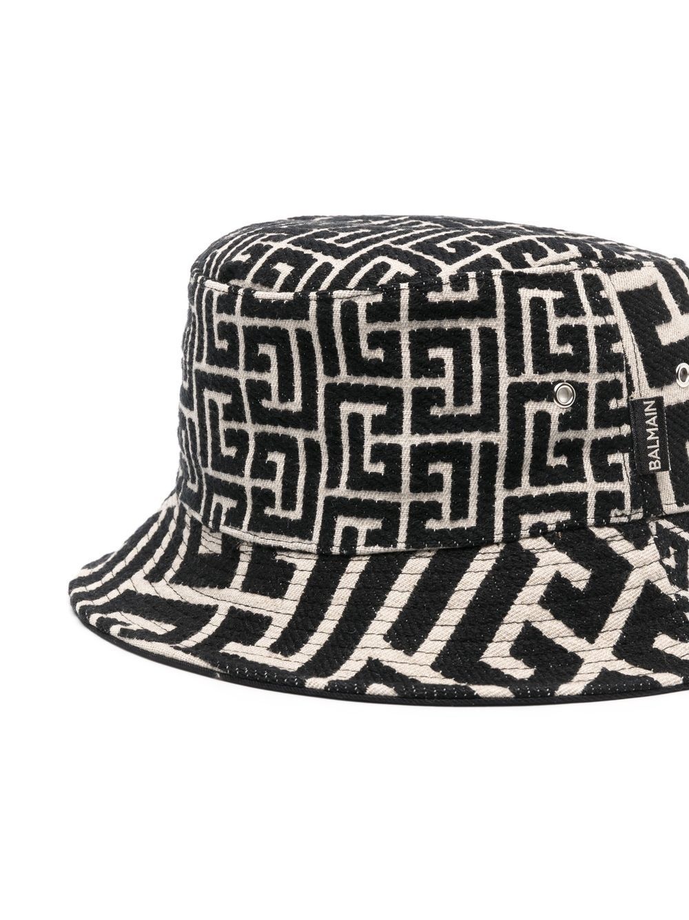 jacquard bucket hat - 2