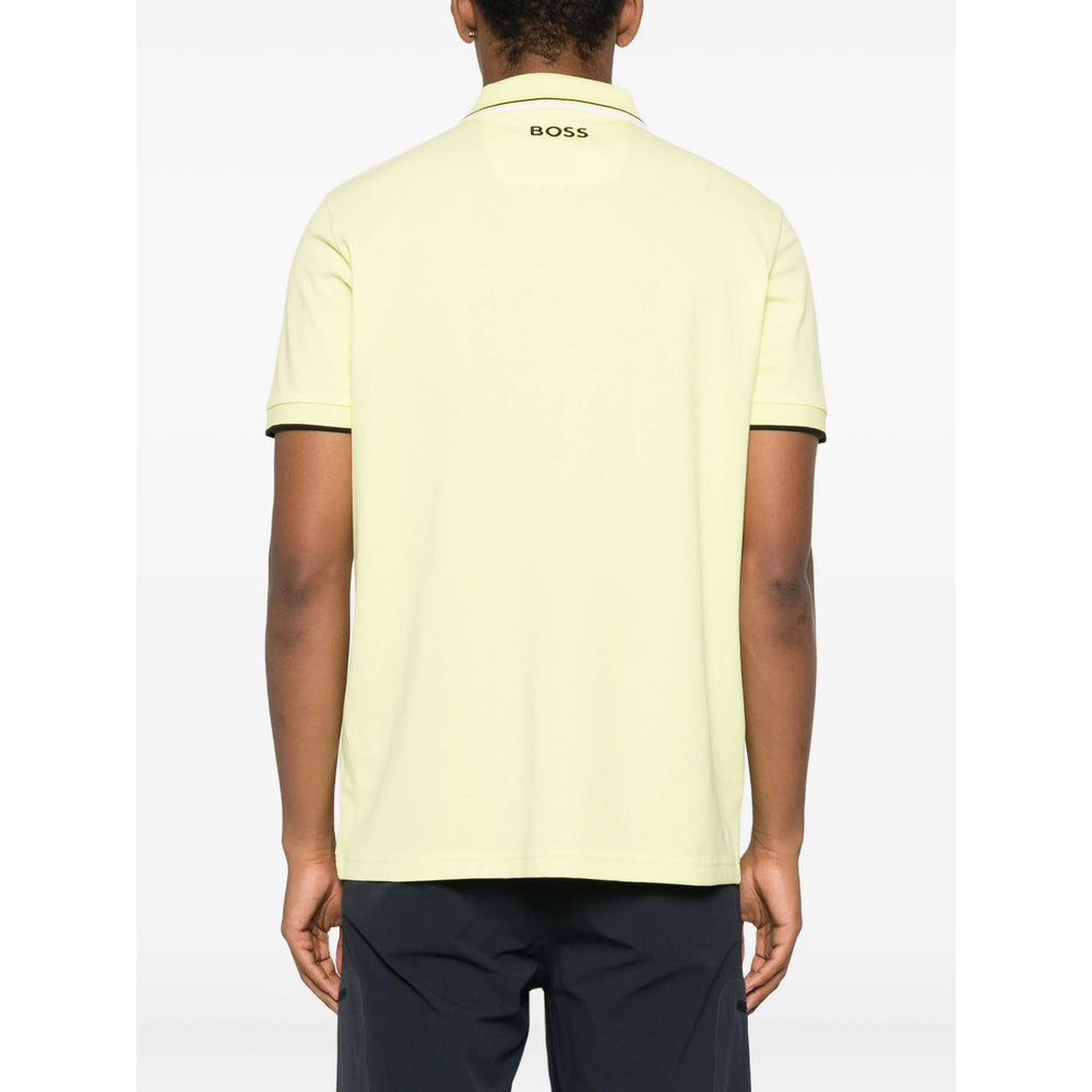 Boss Yellow Polo Shirts Men - 4
