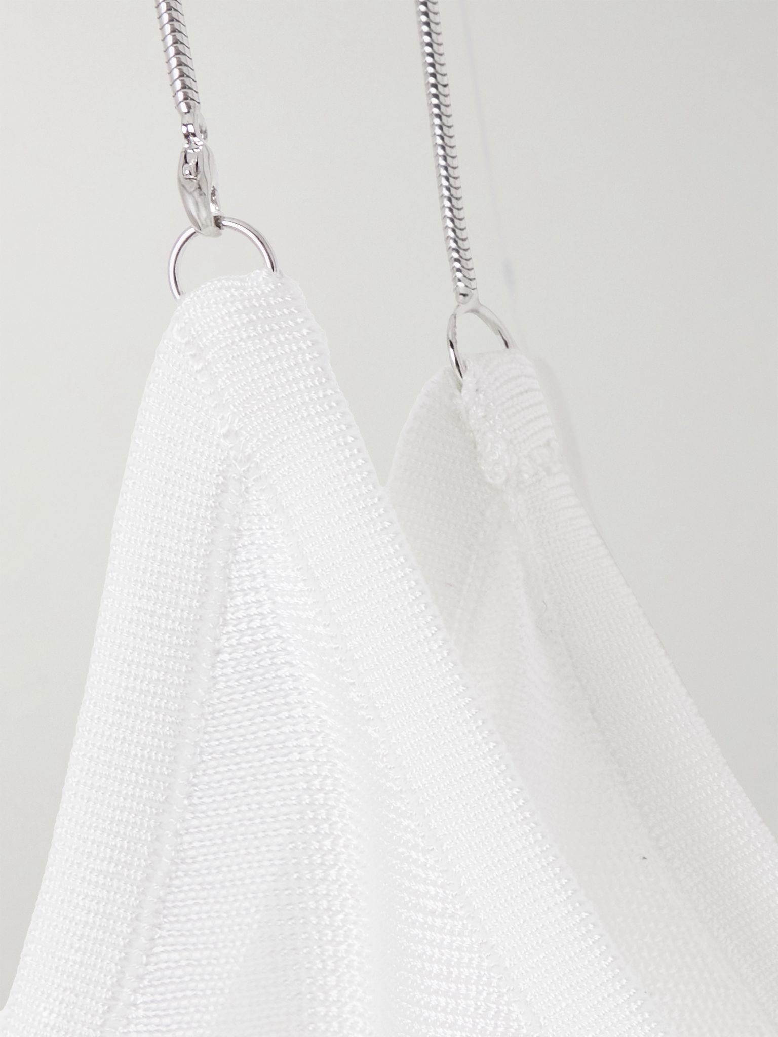 Embellished knitted camisole White - 4