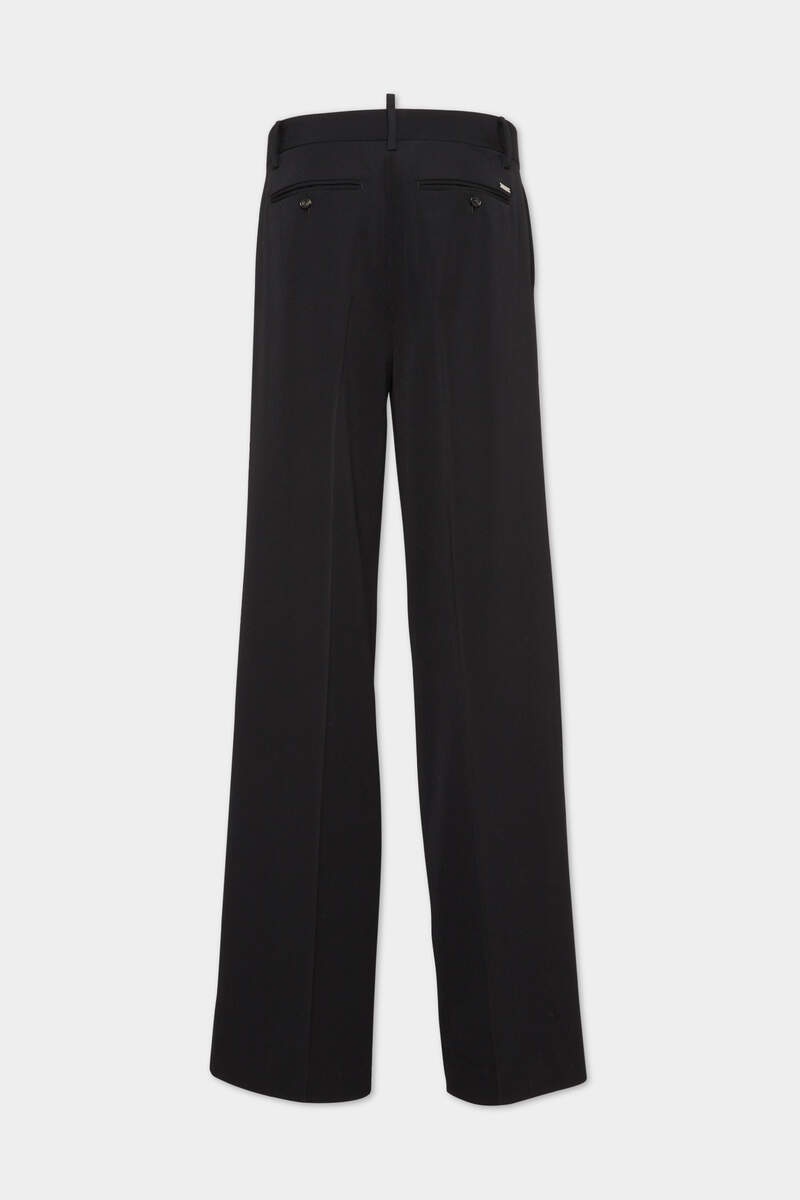 STRETCH WORSTED WOOL GIANT TROUSERS - 2