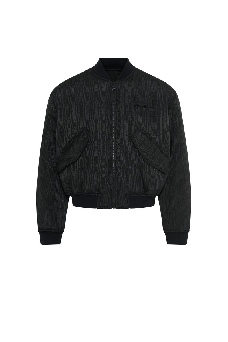 Recycled Moire Bomber Jacket 1