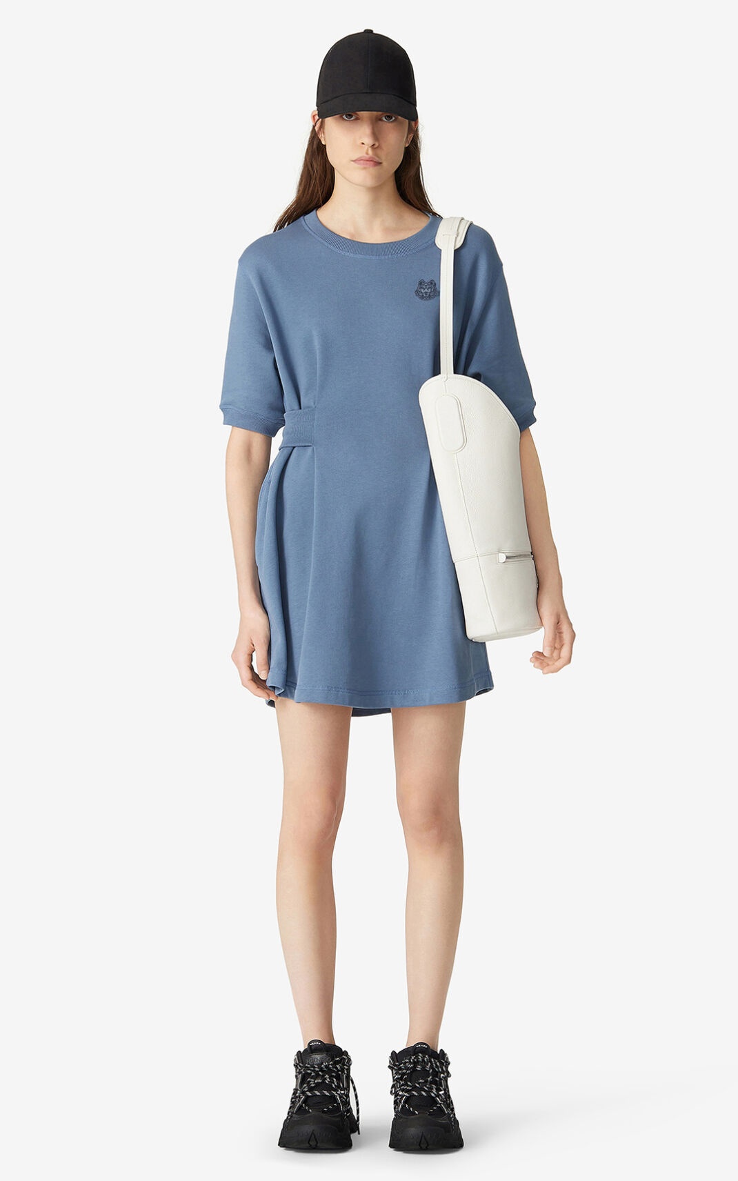 Tiger Crest fitted sweatshirt dress - 2