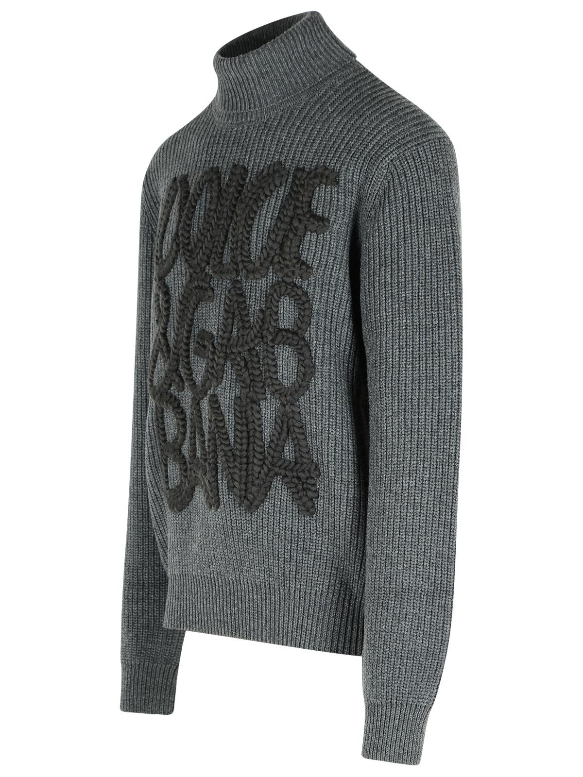 Dolce & Gabbana I Grey Virgin Wool Sweater Men - 2