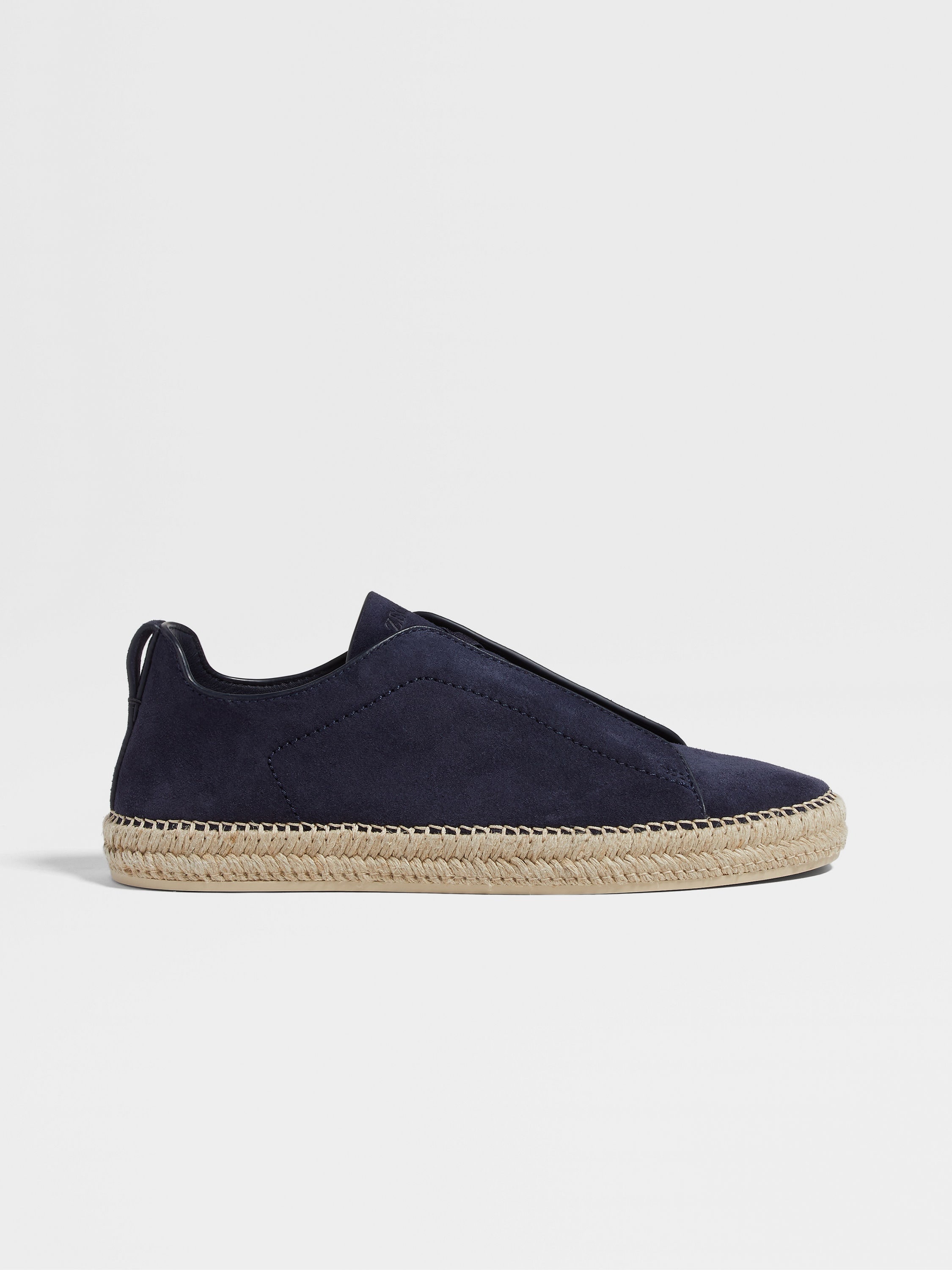 DARK BLUE SUEDE TRIPLE STITCH™ ESPADRILLES - 4