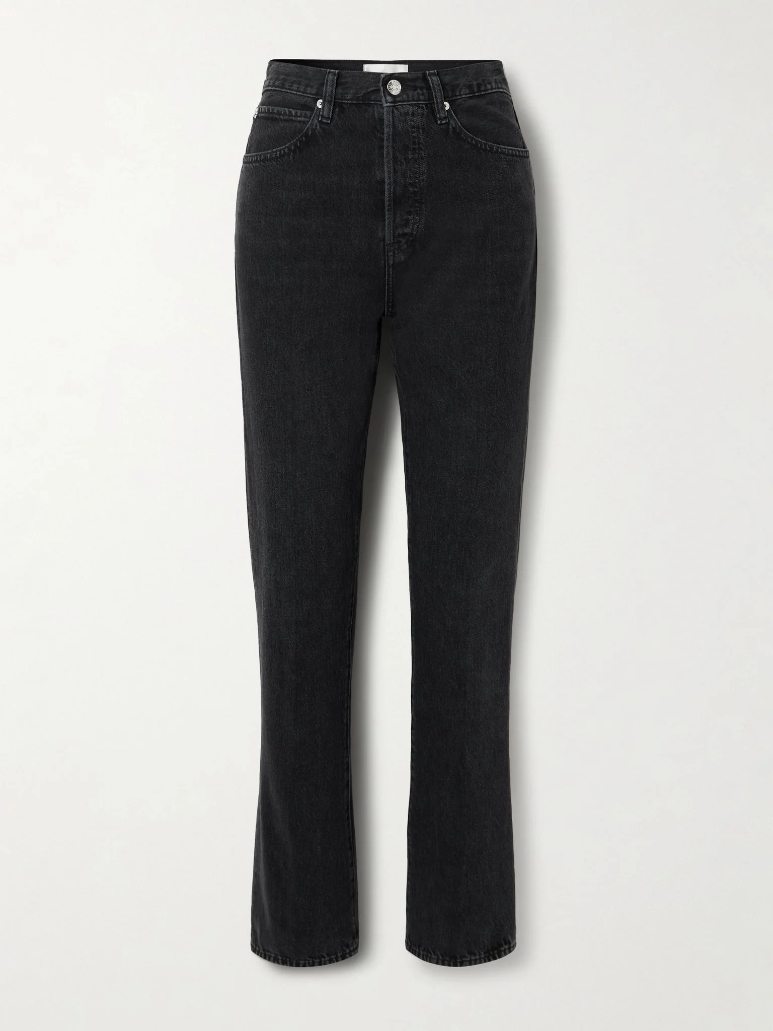The Vertical high-rise bootcut jeans Black - 1