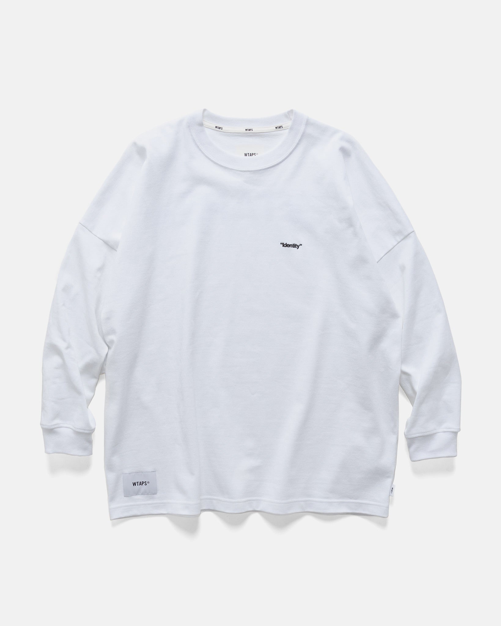 トップス WTAPS IDENTITY / LS / COTTON White L WTAPS Identity / LS / Cotton White | havenshop | REVERSIBLE