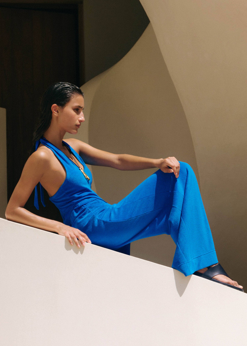 Toweling Extreme Palazzo Pant 6