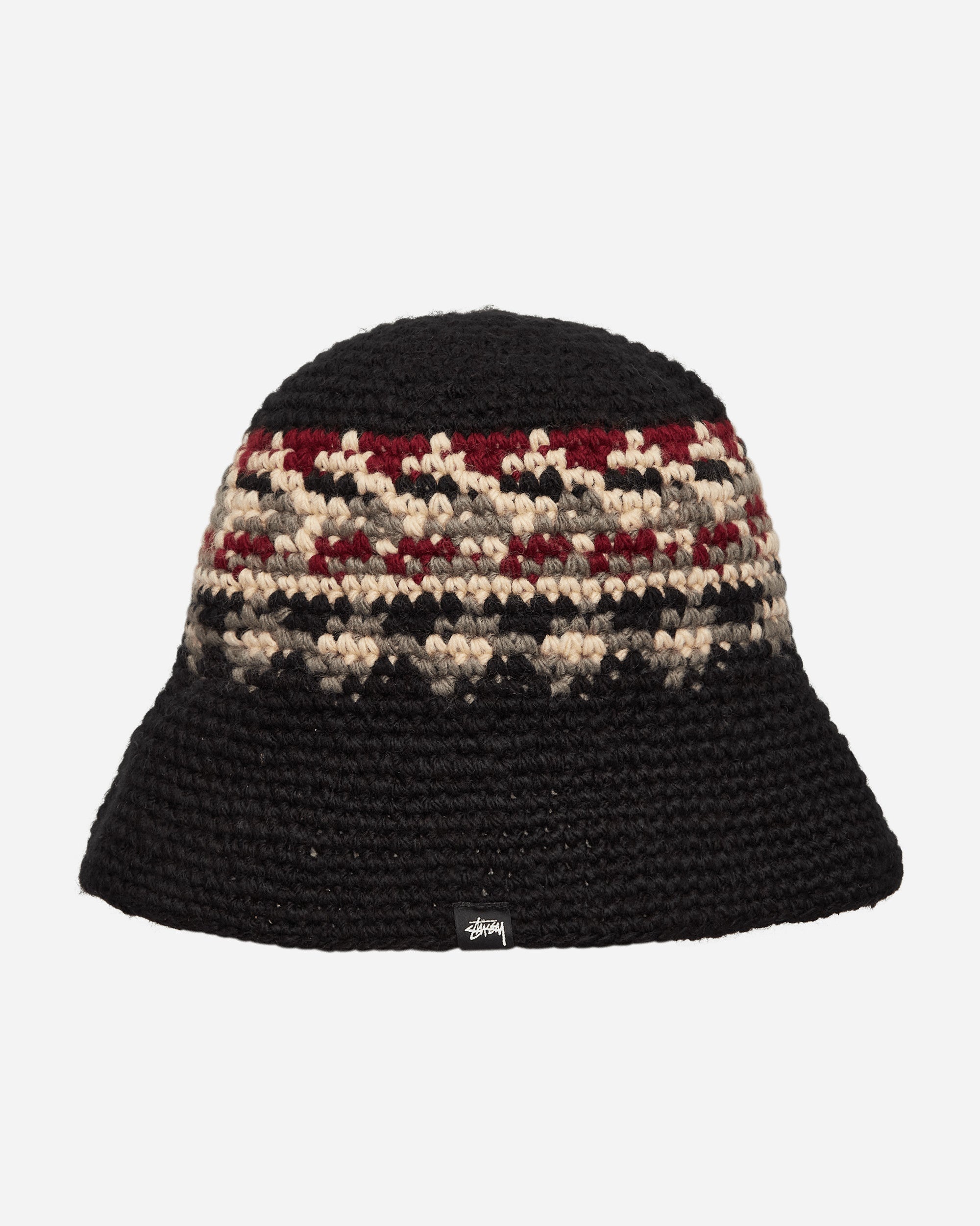 Fairisle Bucket Hat Black - 3