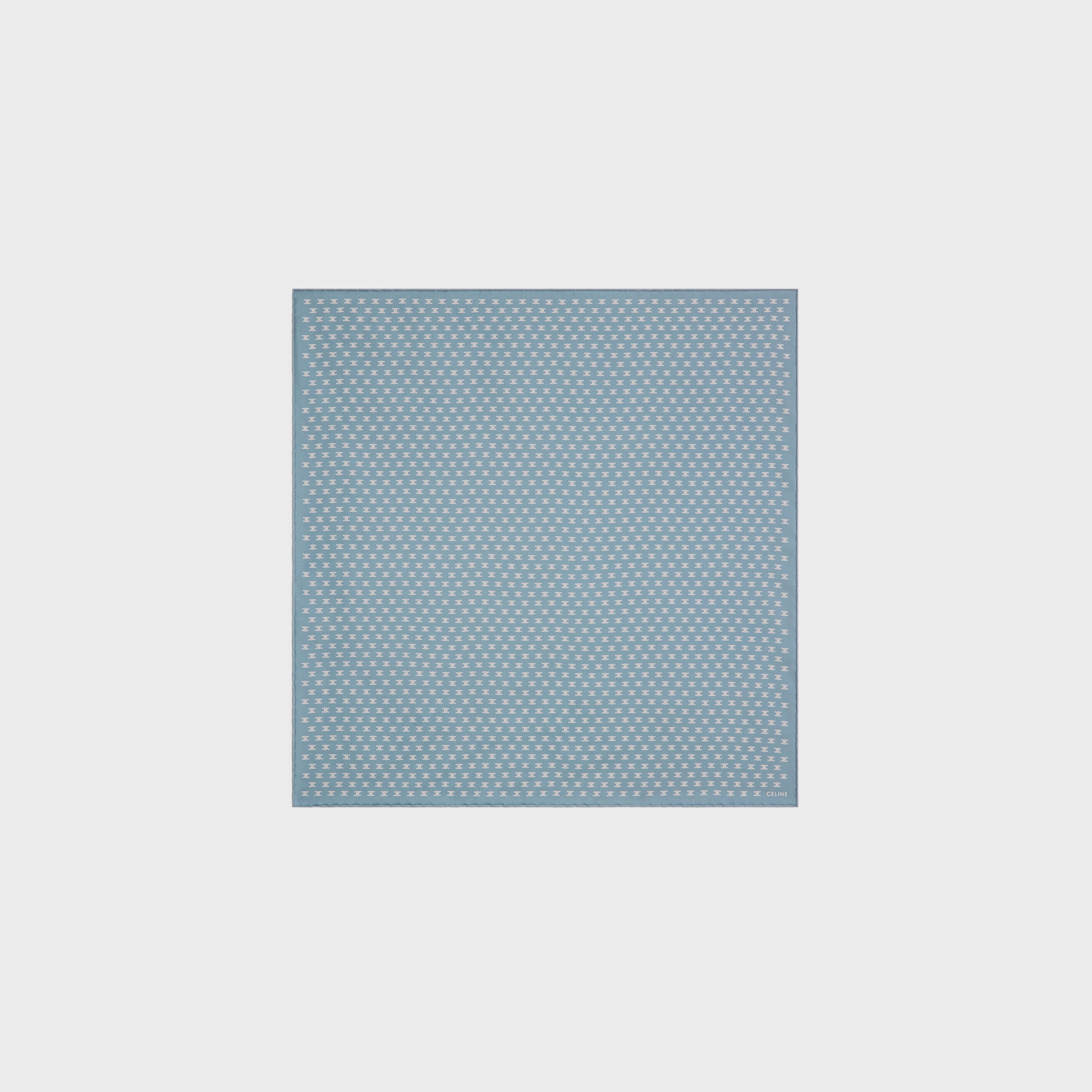 mini Triomphe bandana in silk twill - 1