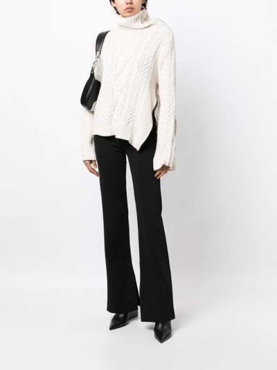 Monse cable-knit zip-detail jumper outlook