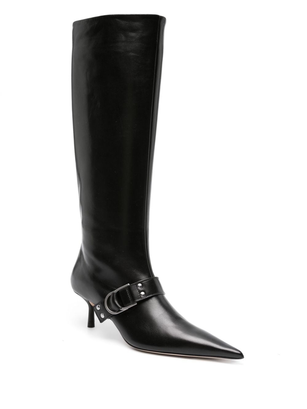 65mm buckle-detail knee-high boots - 2