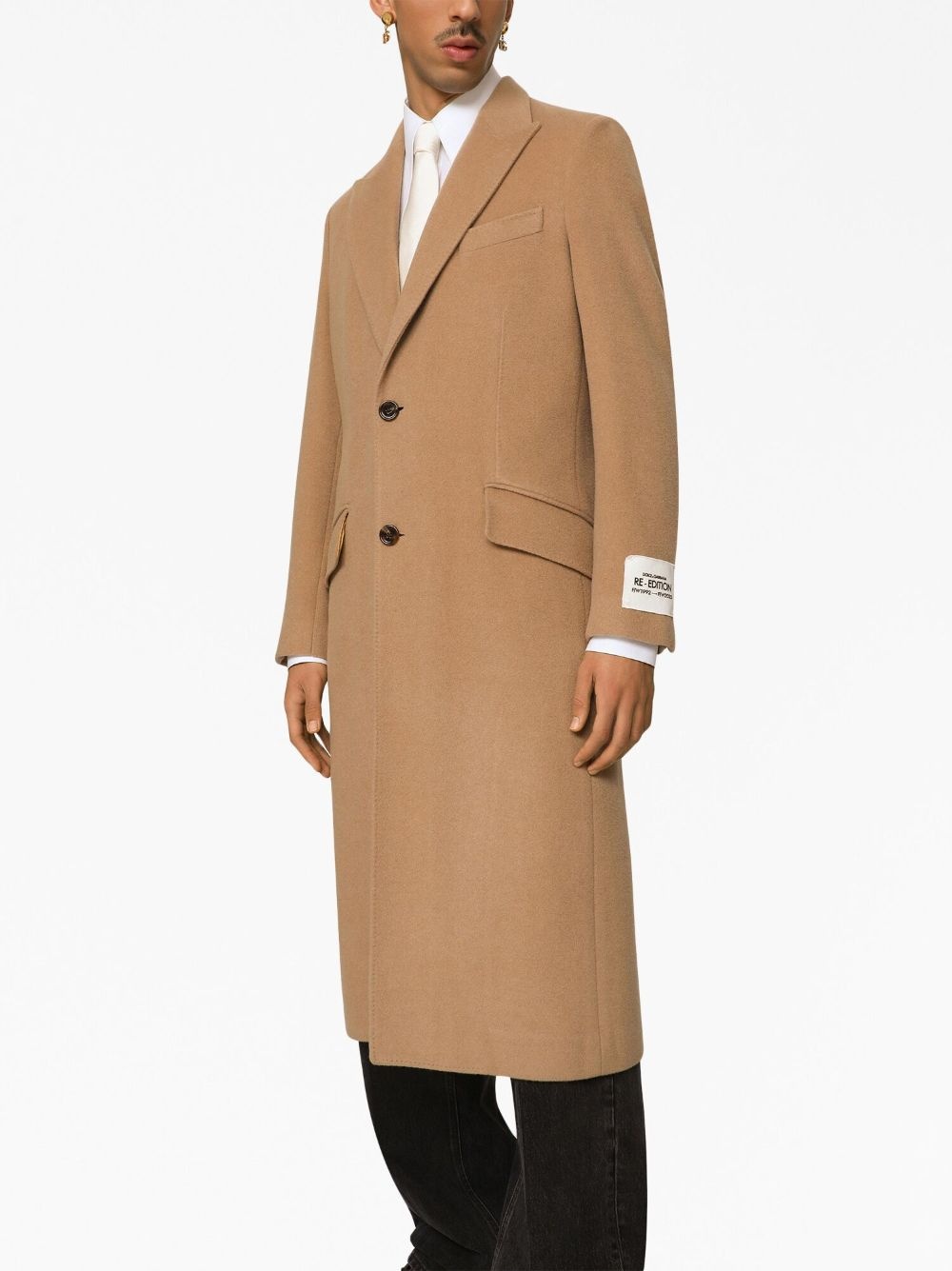 Re-Edition single-breasted coat - 5