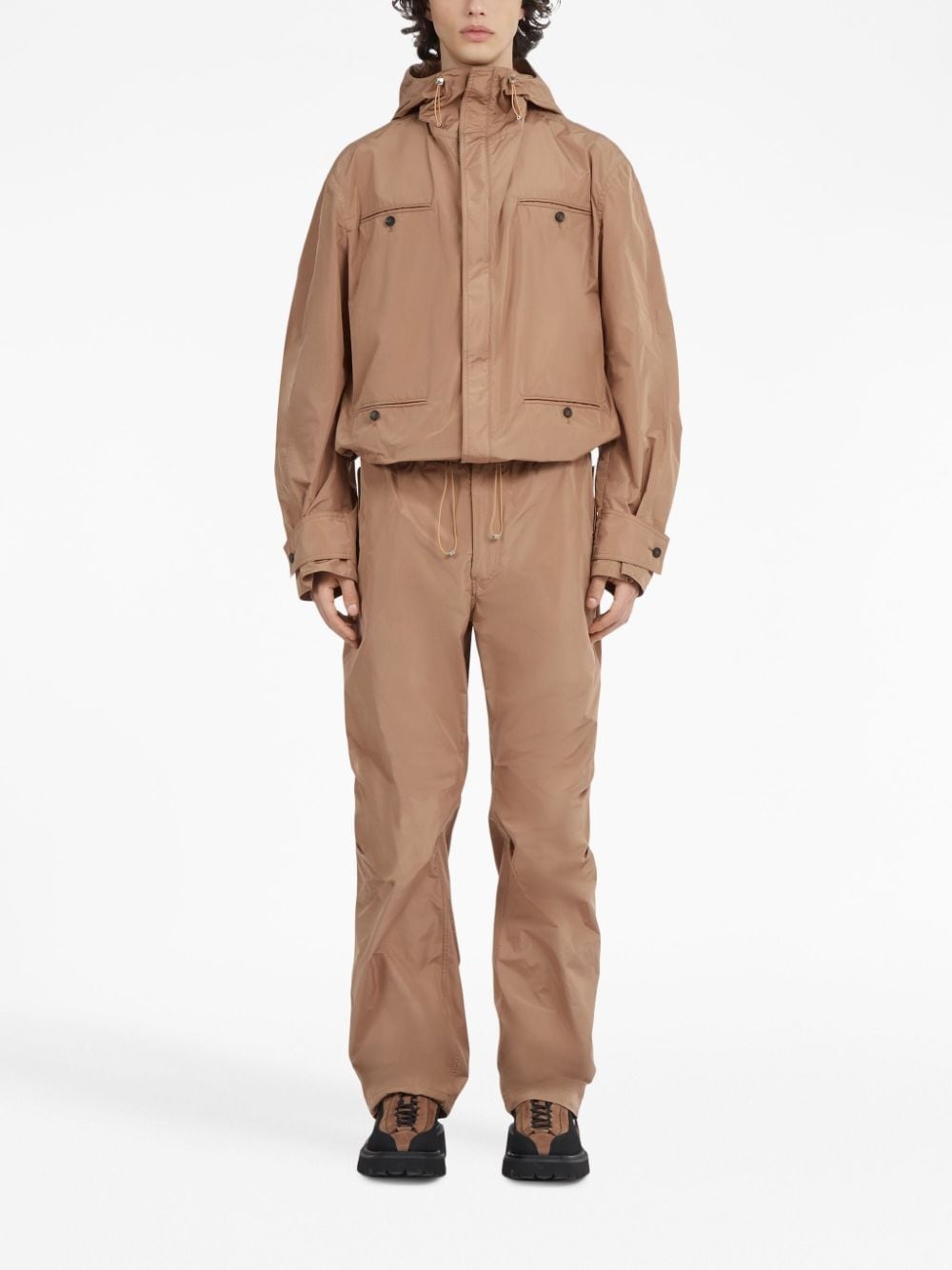 pockets hooded jacket - 2