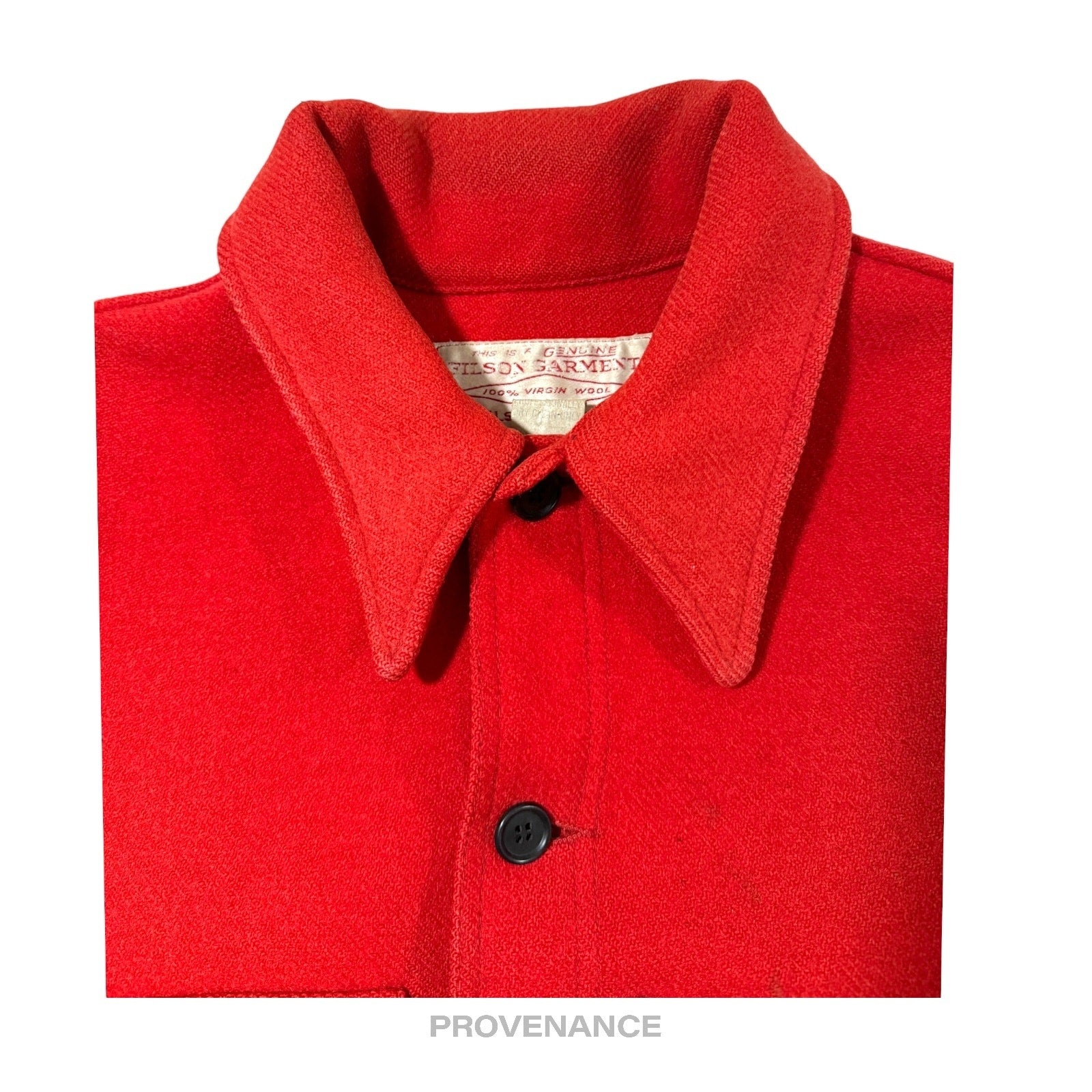 Filson Mackinaw - Filson Mackinaw Wool Cruiser Jacket - Scarlet Red 42 M - 4