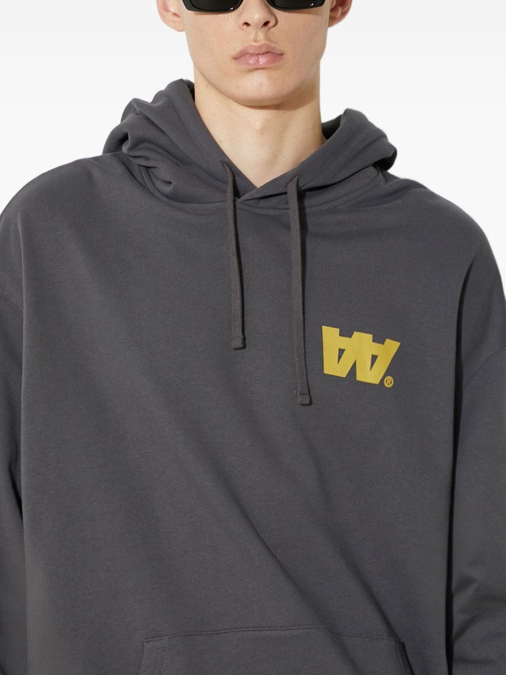 logo-print hoodie - 5