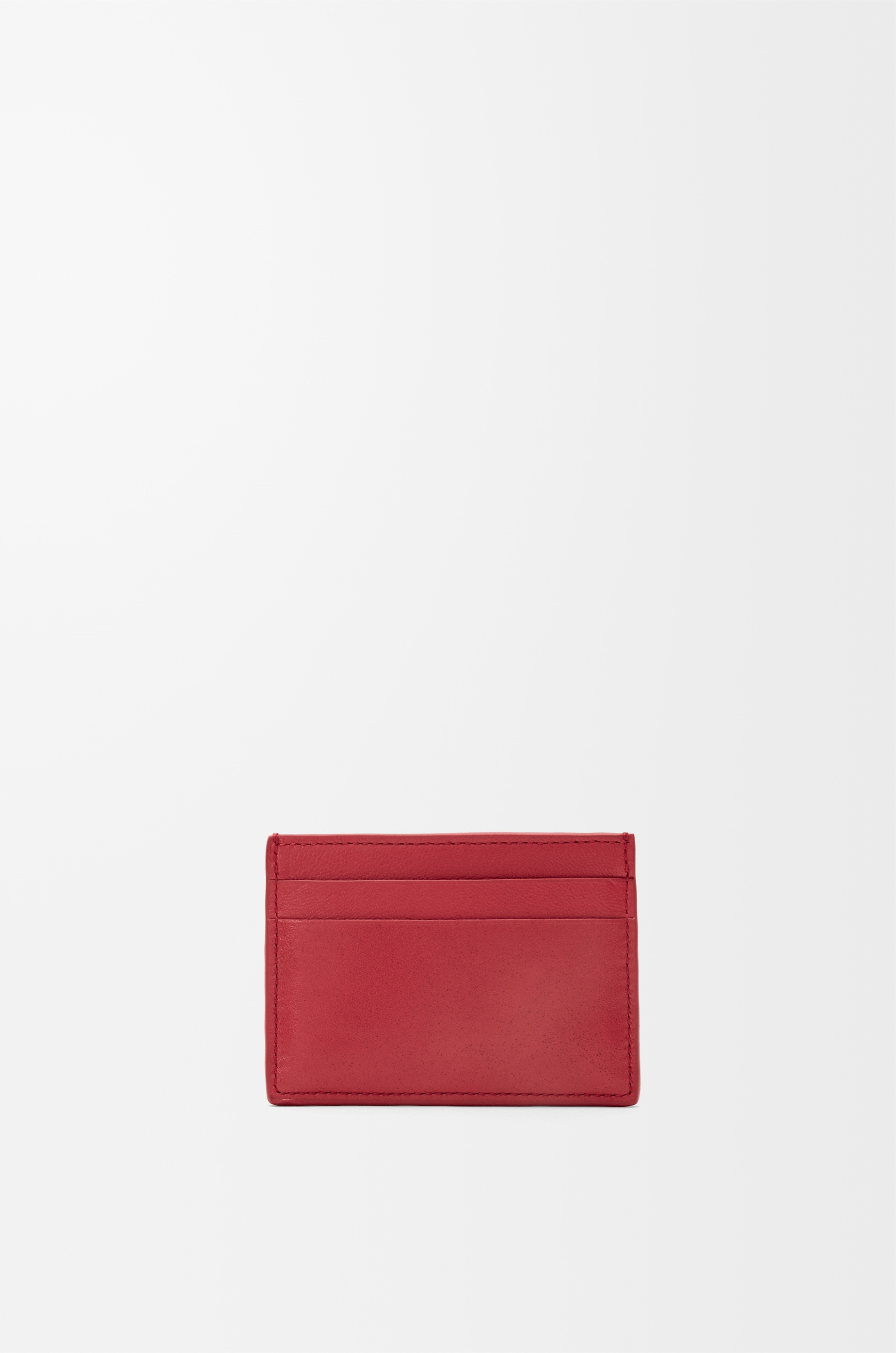 Puffer Anagram plain cardholder in shiny nappa calfskin - 3