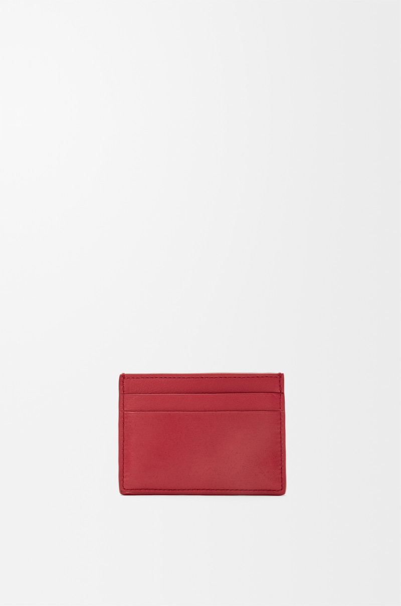 Puffer Anagram plain cardholder in shiny nappa calfskin 3