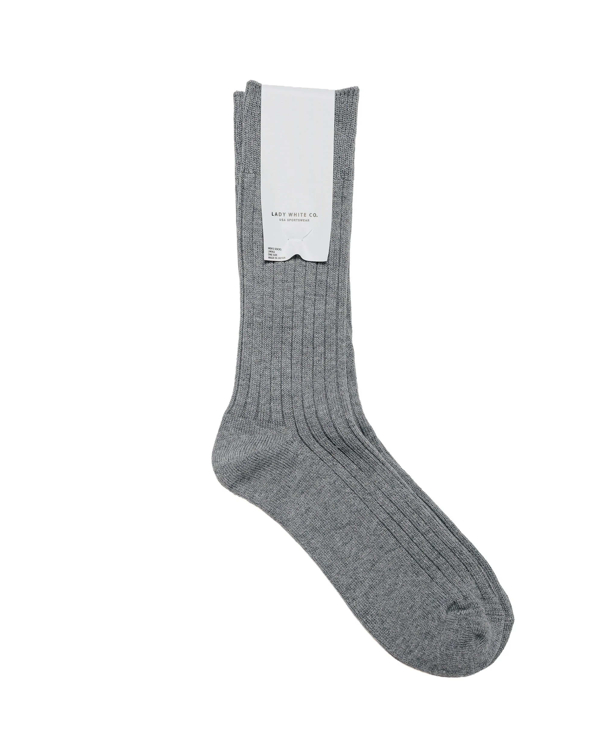 LWC Sock Dark Grey Melange - 1