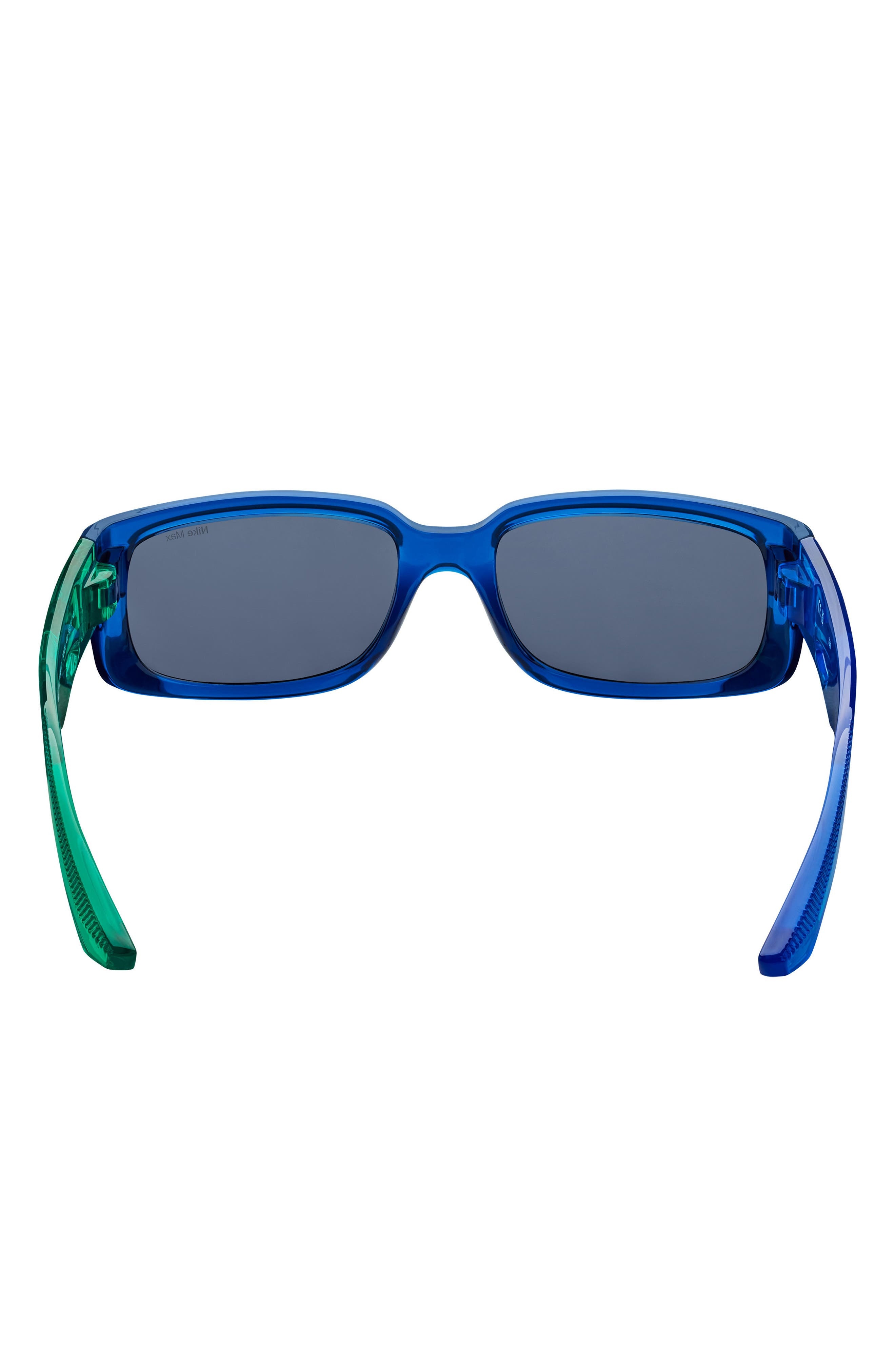 Nike Variant I 56mm Rectangle Sunglasses in Midnight Navy /Navy at Nordstrom - 7