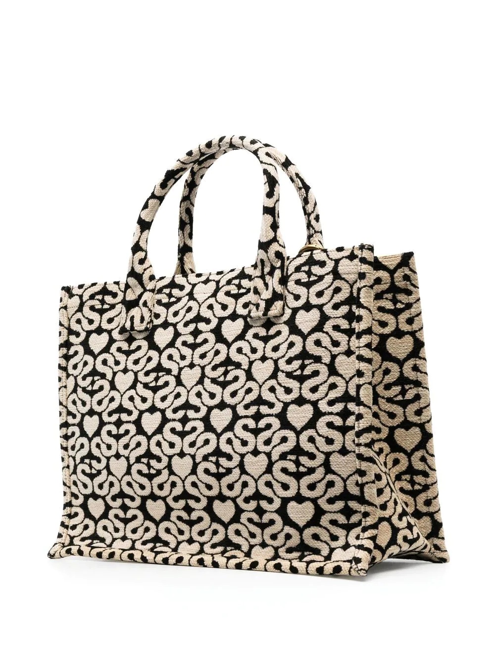 Kasbah velvet monogram tote bag - 4