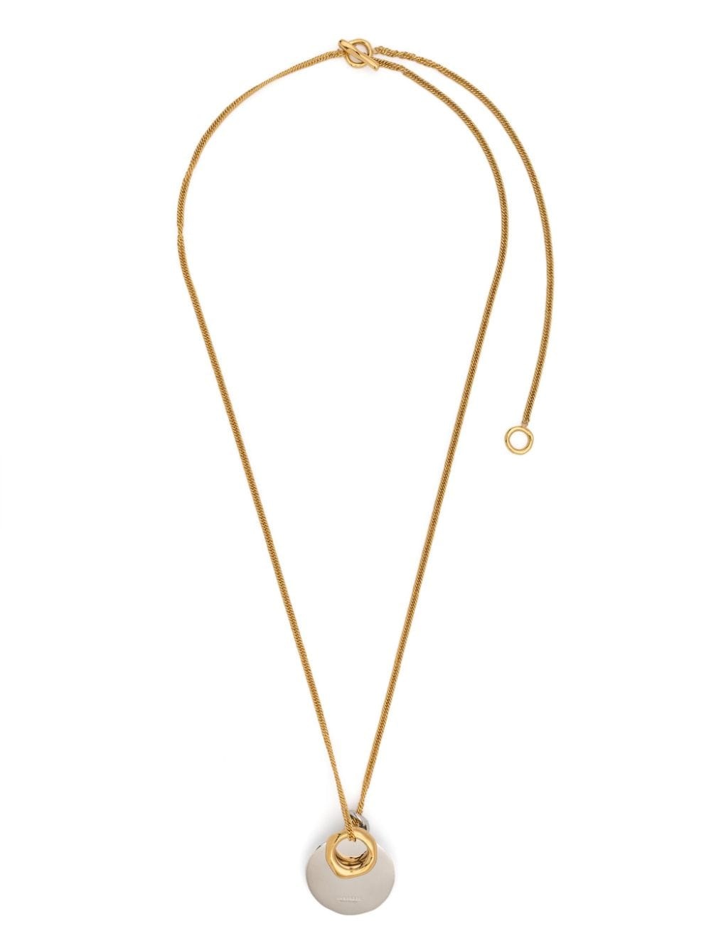 logo-pendant necklace - 1