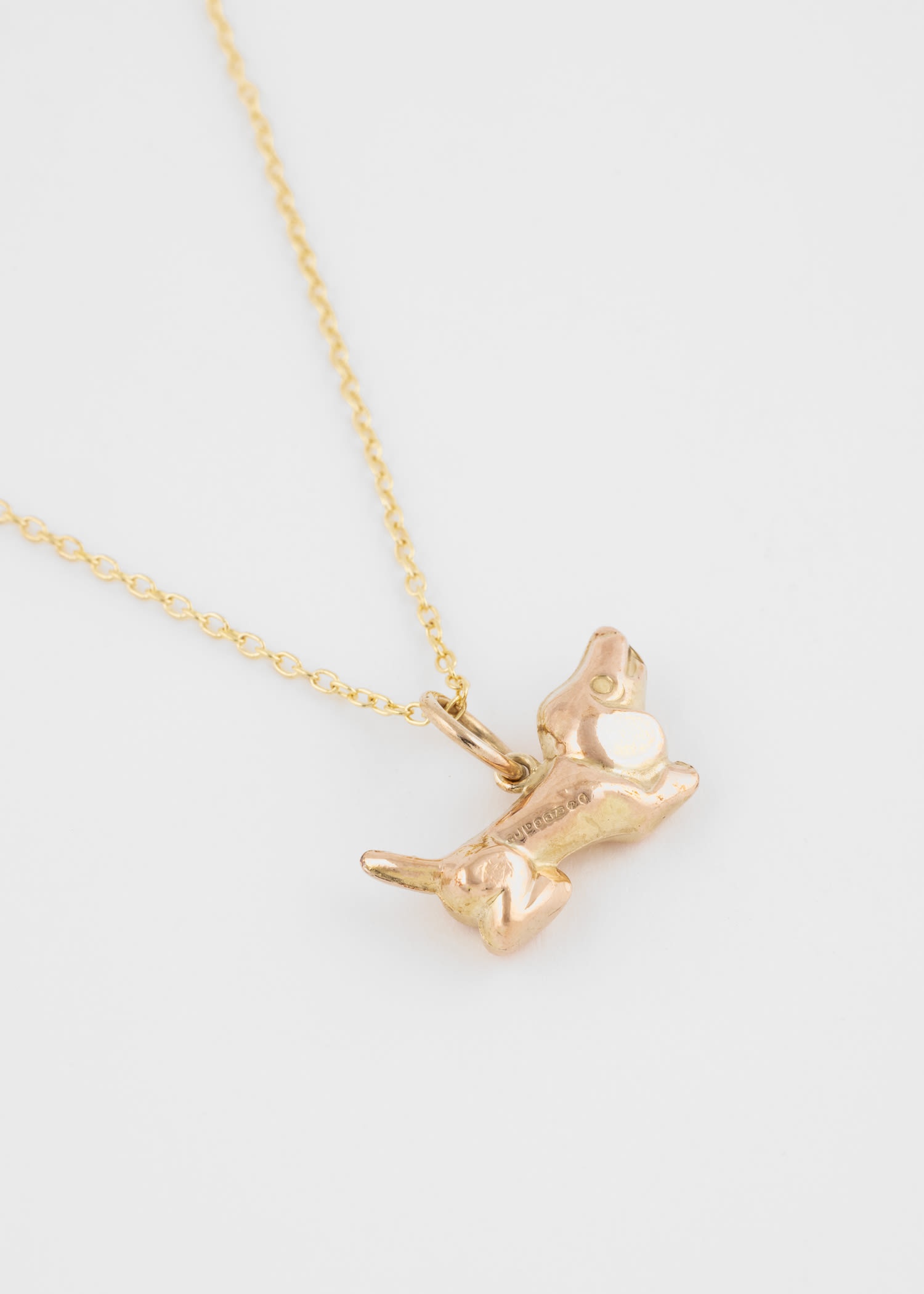 Georg Jensen 'Dachshund' Vintage Gold Necklace - 2