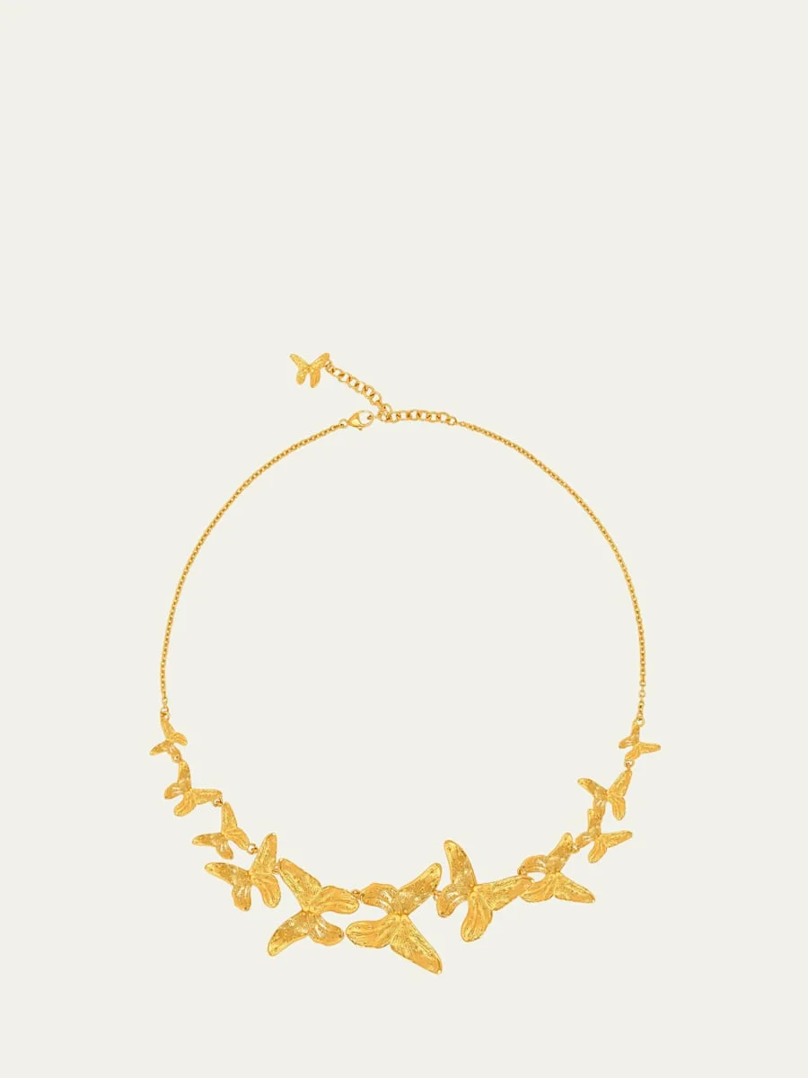 Multi Butterfly Necklace - 1