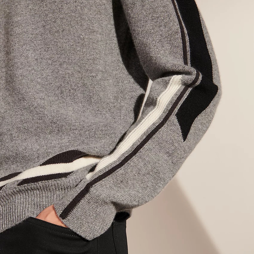 "Lignes graphiques" crewneck sweater - 4