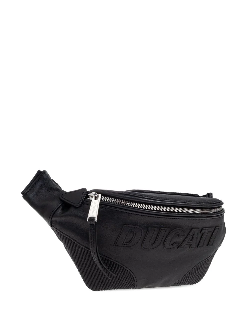 x Ducati embossed zip belt bag - 1