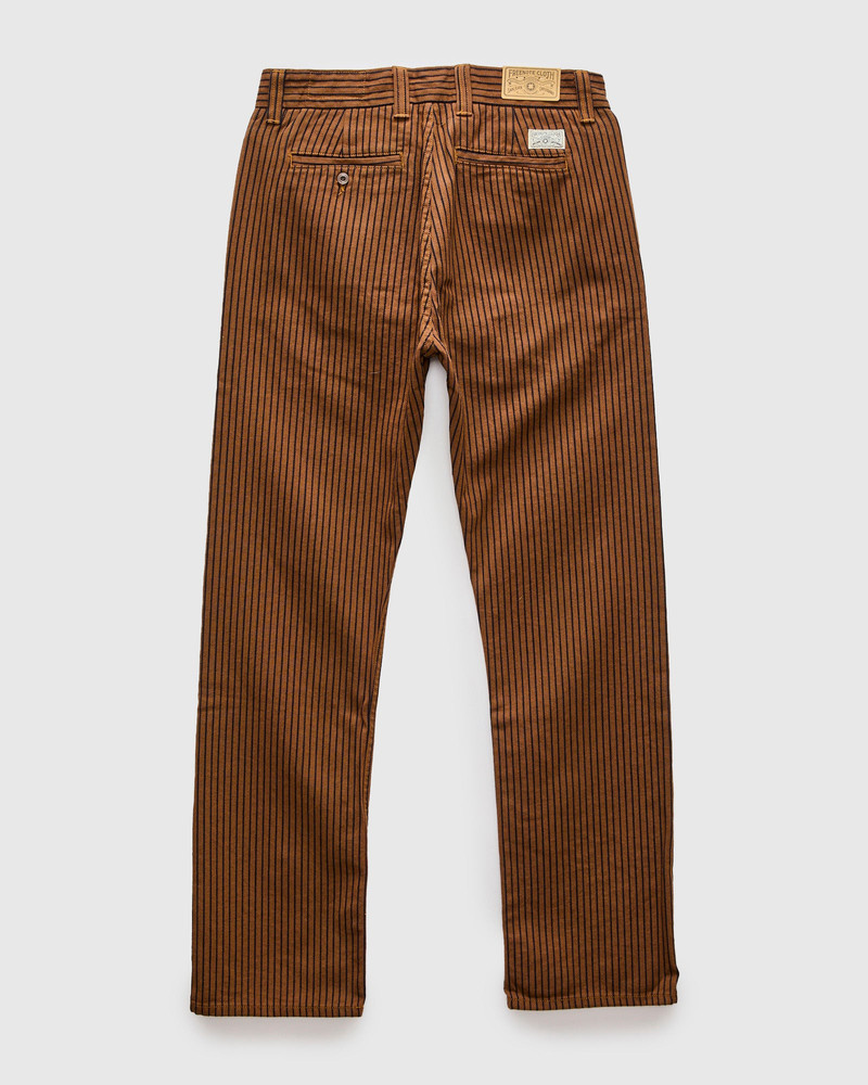 FREENOTE CLOTH Deck Pant in Brown Herringbone Dobby outlook
