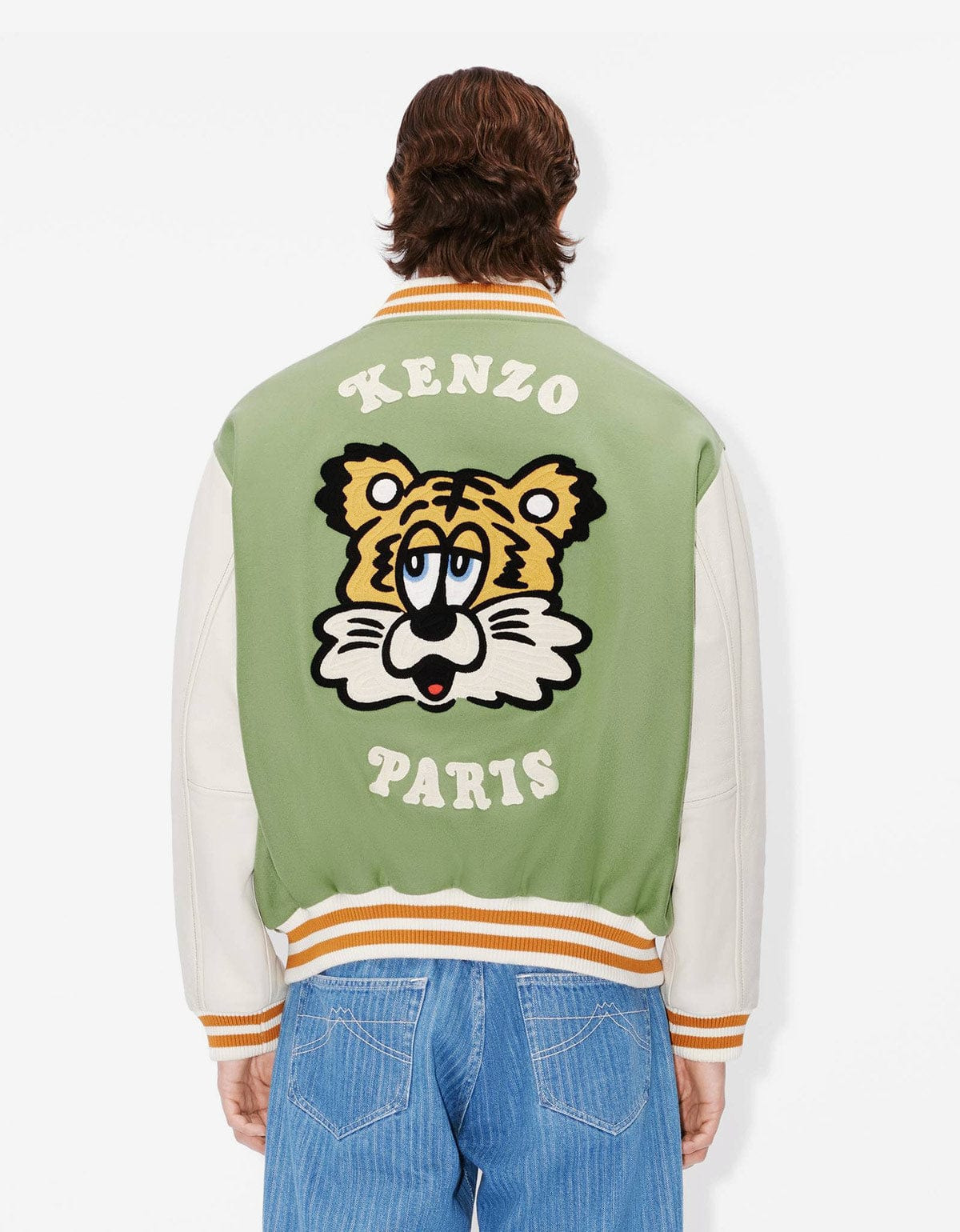 Kenzo By Verdy Khaki Genderless Varsity Jacket - 4