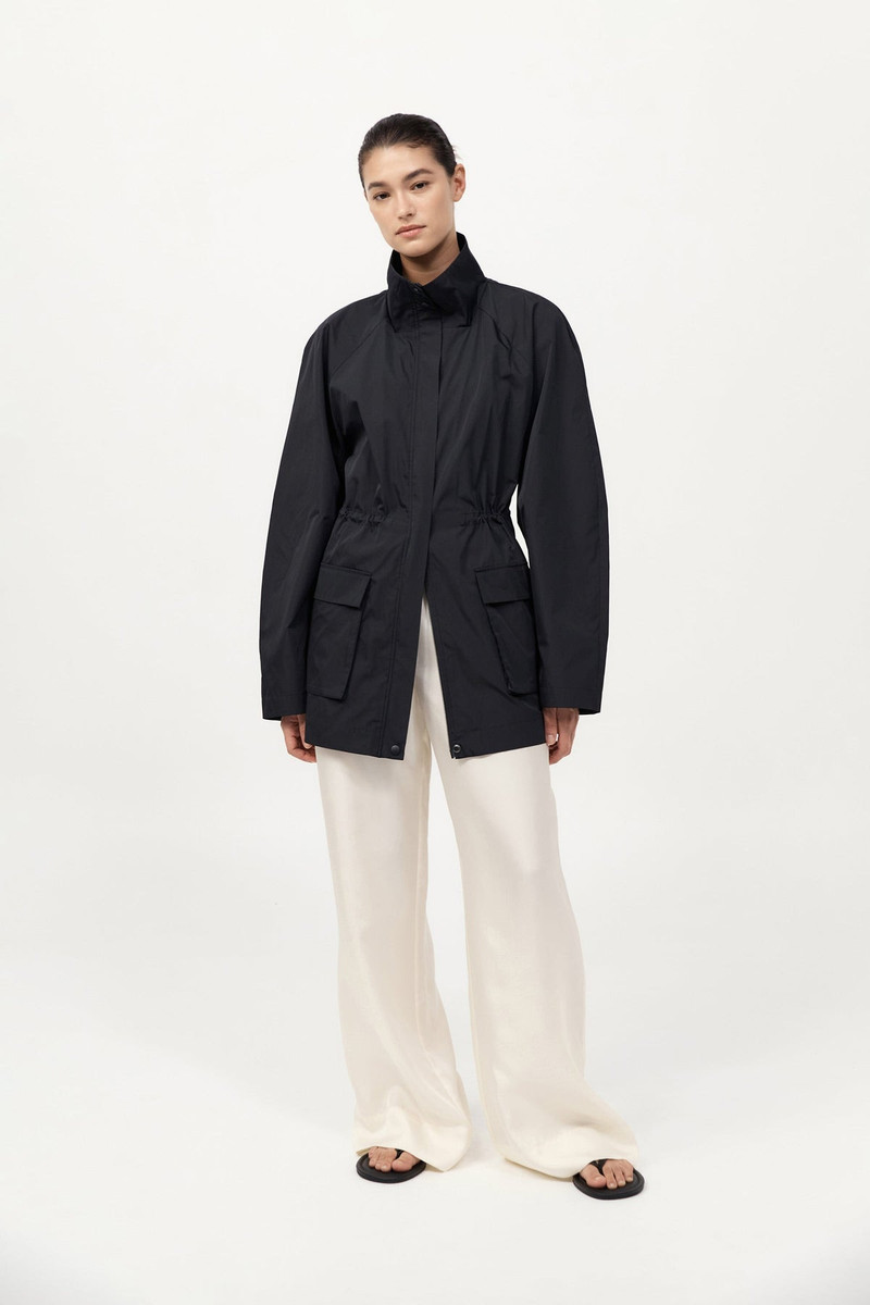 Paper Taffeta Parka - Black 2