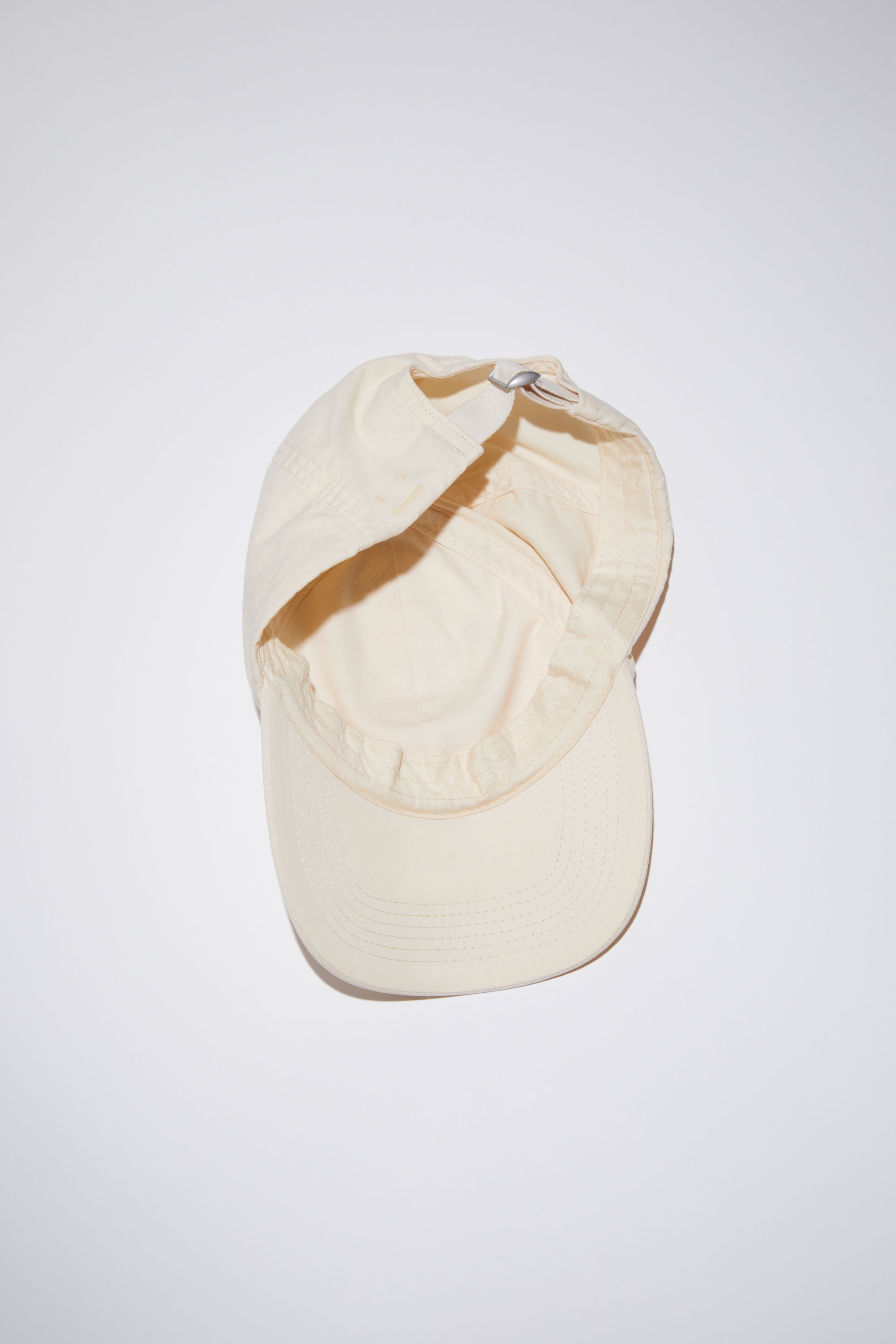 Face patch baseball cap - Cream beige - 4