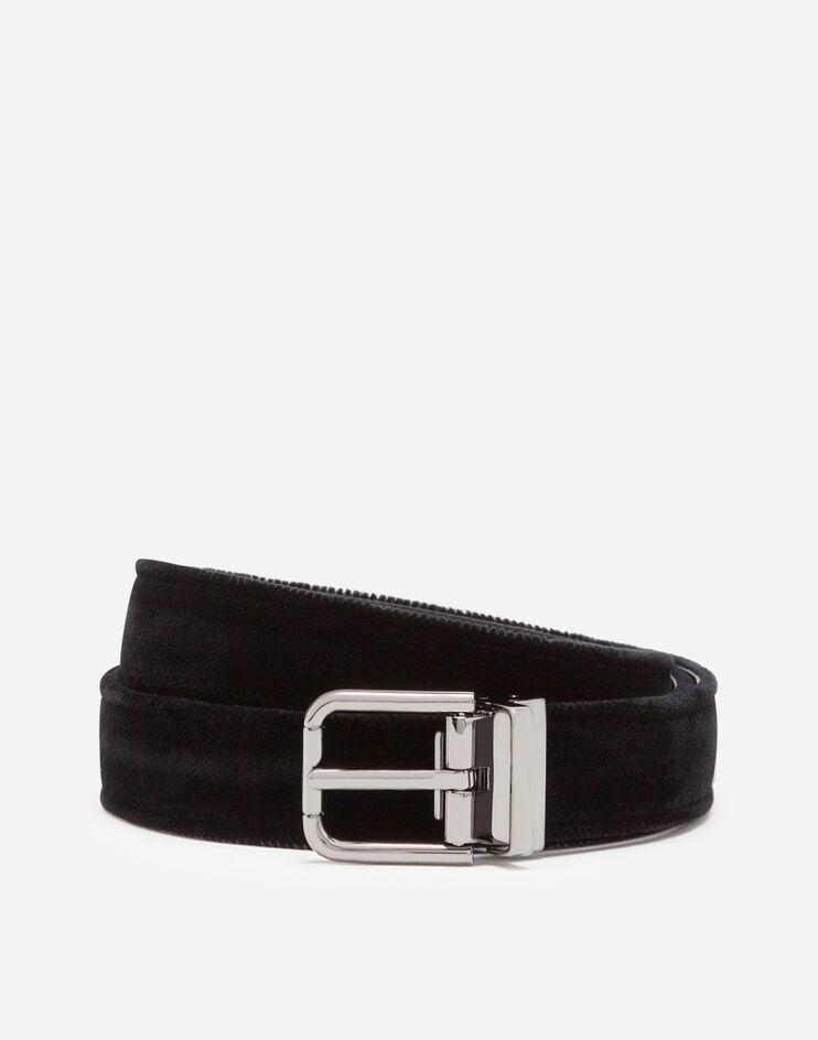 Cotton velvet belt - 1