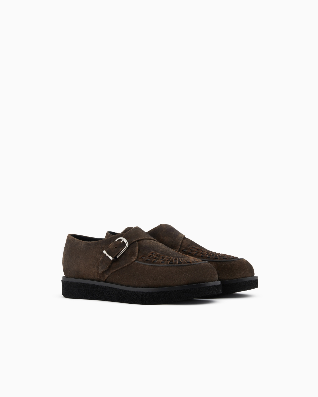 NEW YORK CAPSULE COLLECTION MONKSTRAPS IN DAPPLED CRUST LEATHER - 2