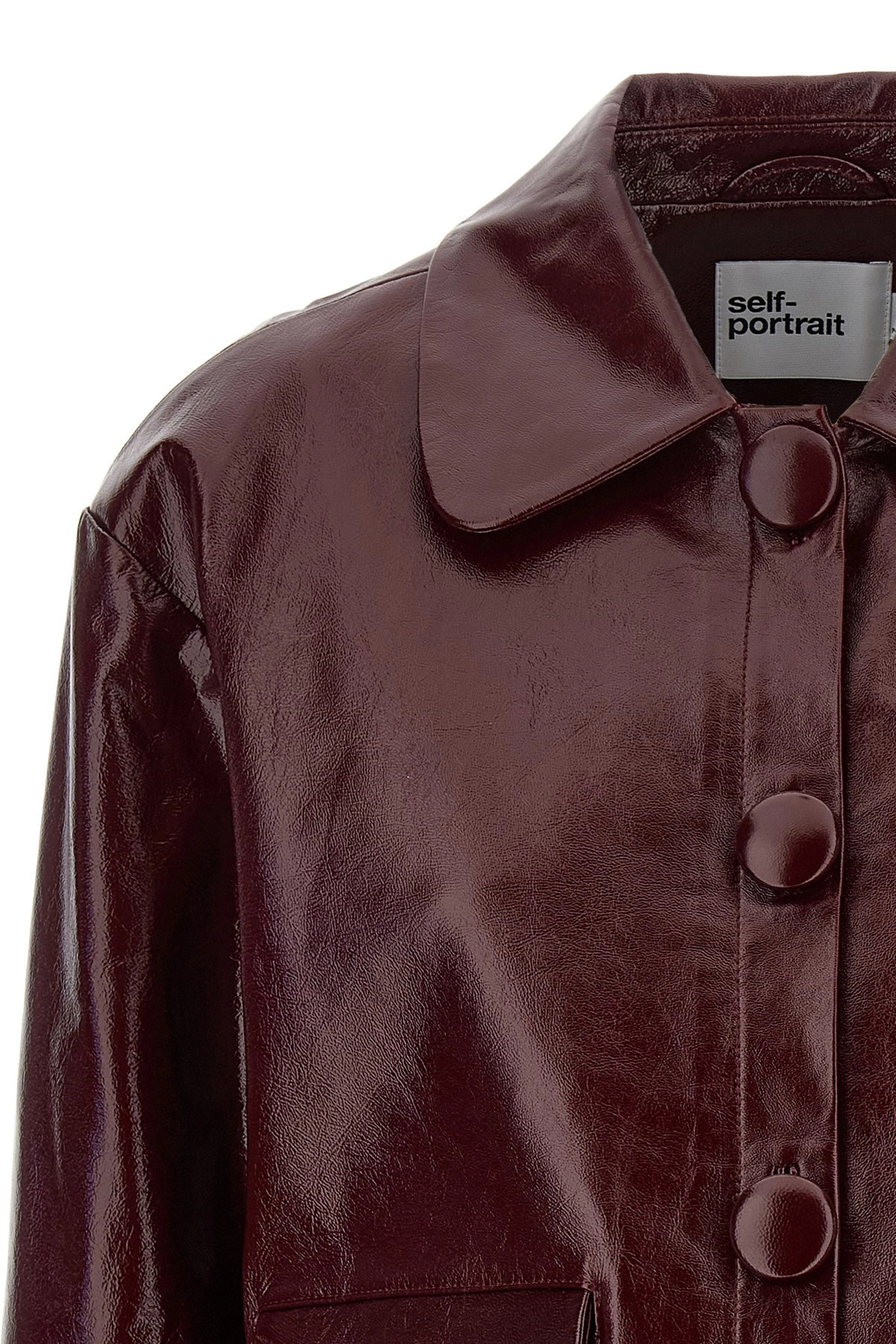 Craqué leather jacket - 3