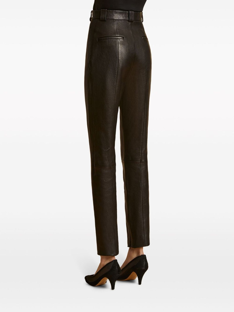 Waylin pintucked high-waisted trousers 4
