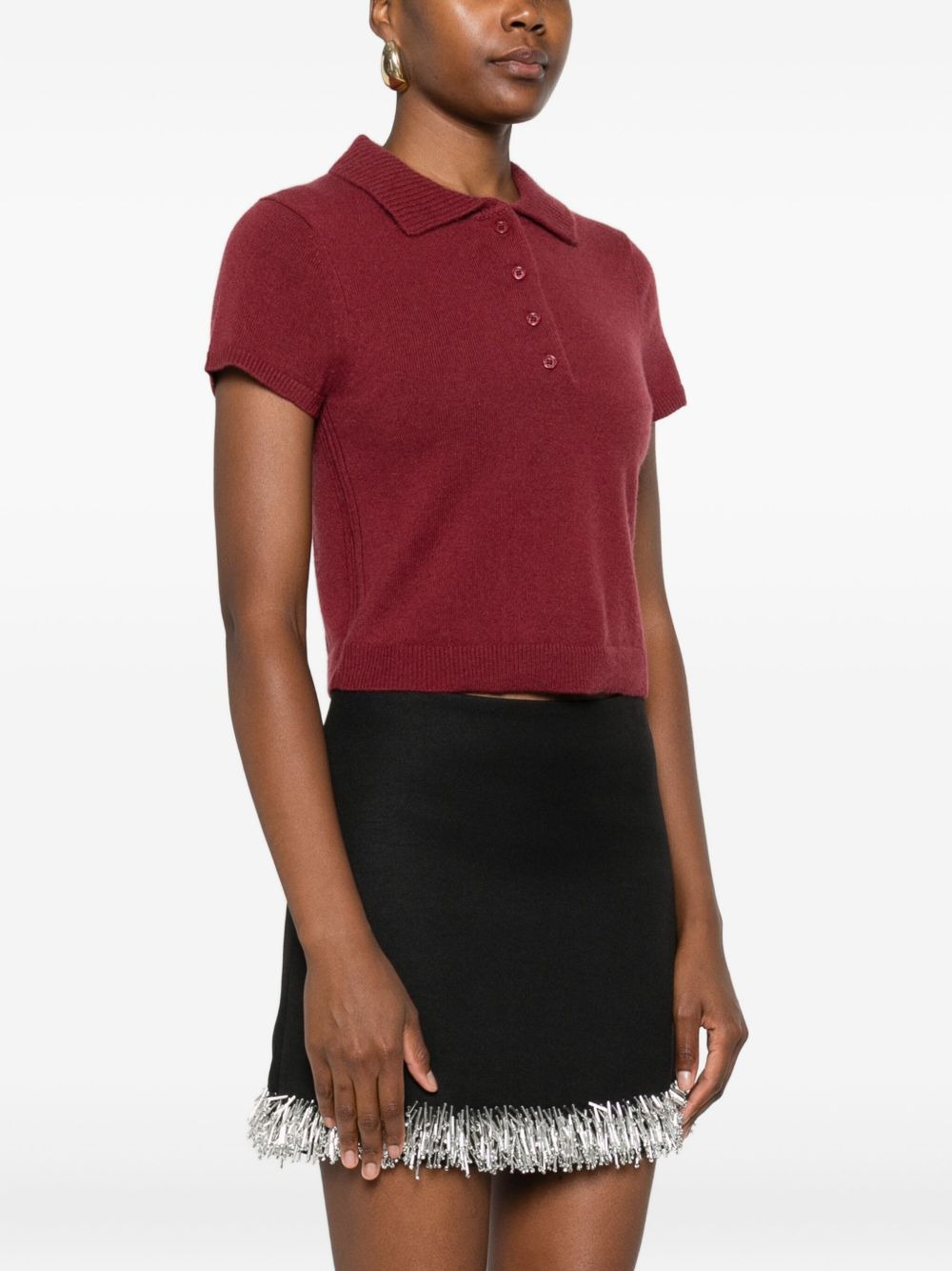 short-sleeve polo top - 3