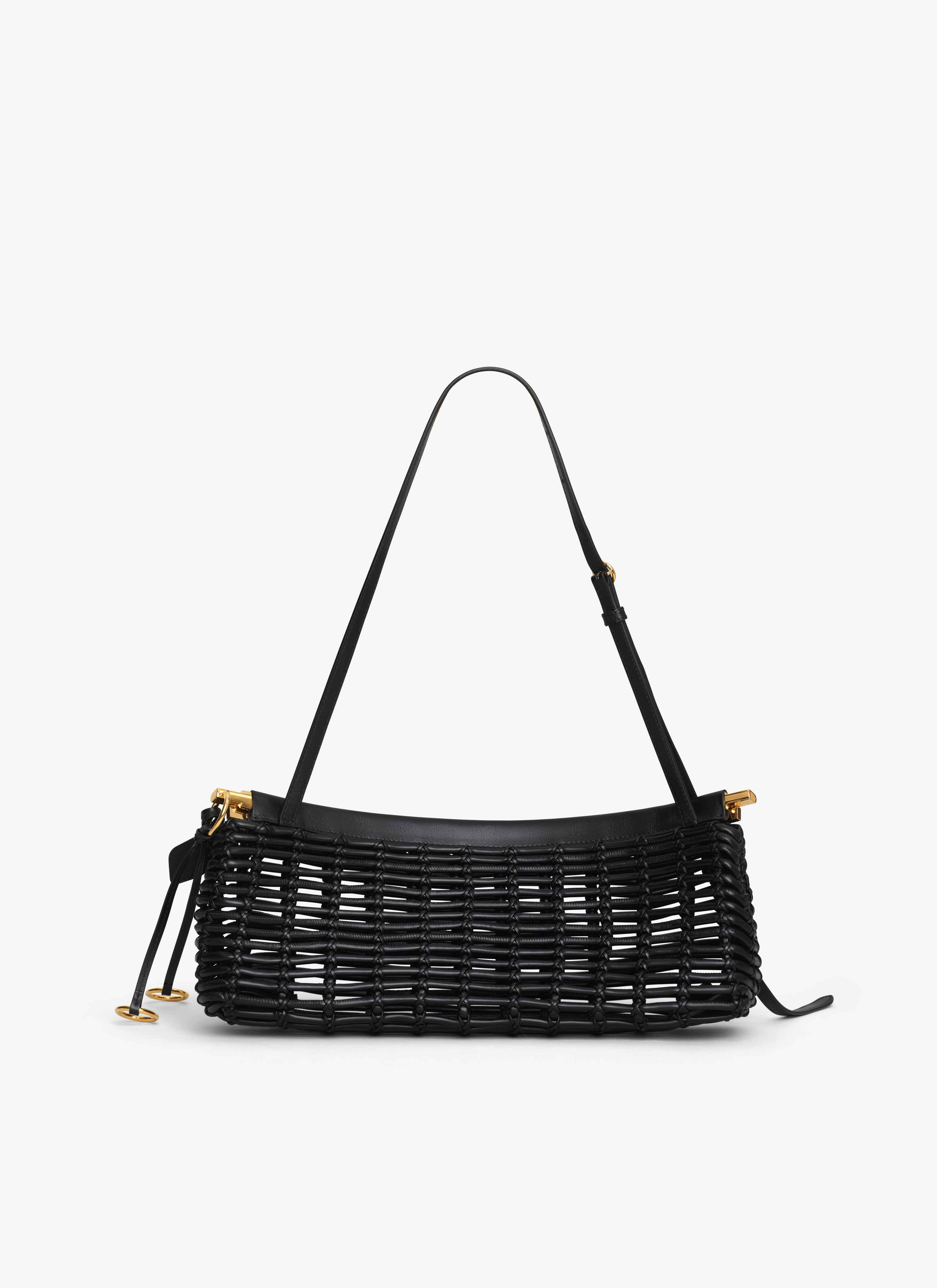 LE CLICK EAST WEST MEDIUM BAG IN BRAIDED CALFSKIN - 4