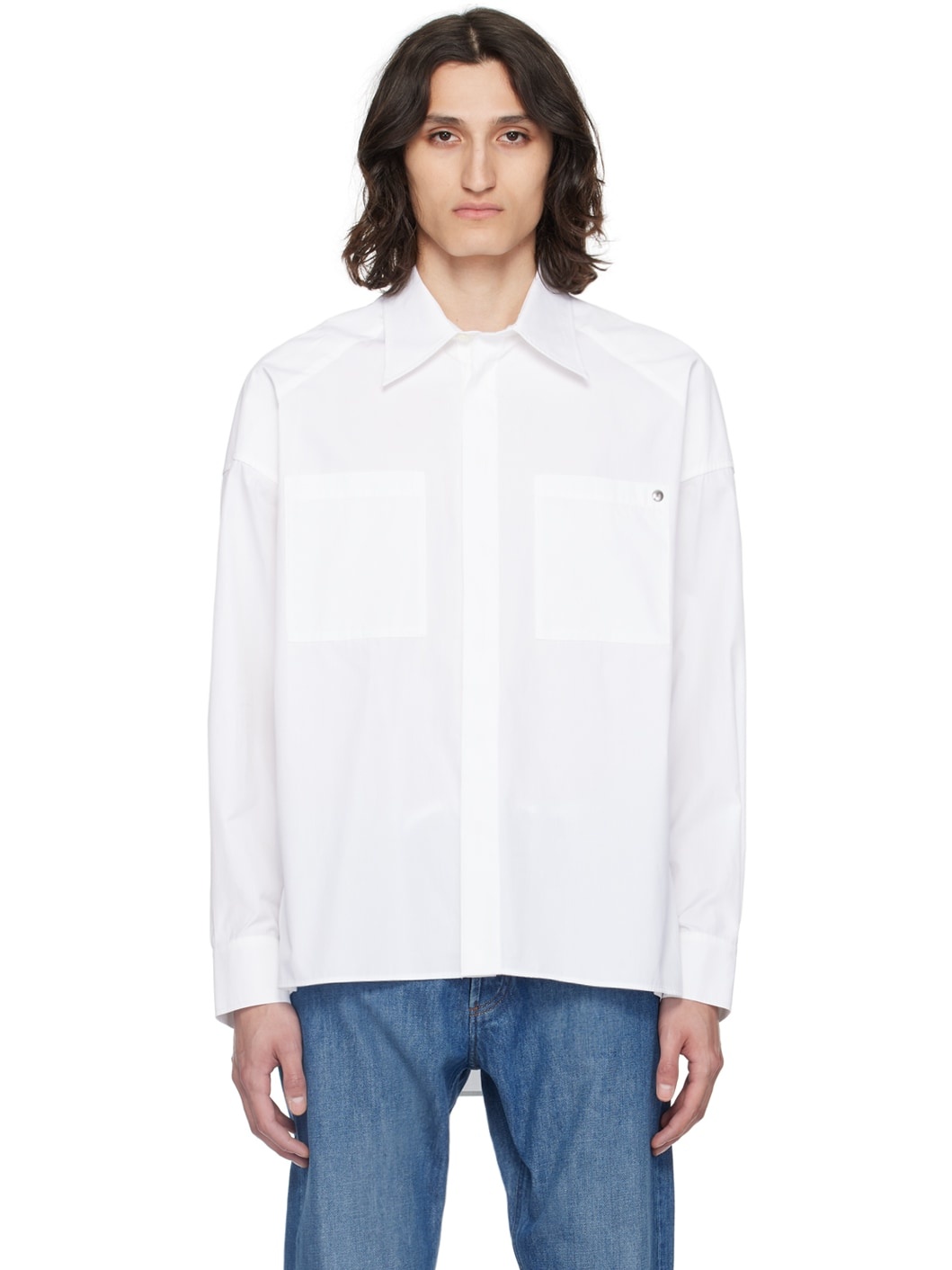 White Natacha Ramsay-Levi Edition Warvol Shirt - 1