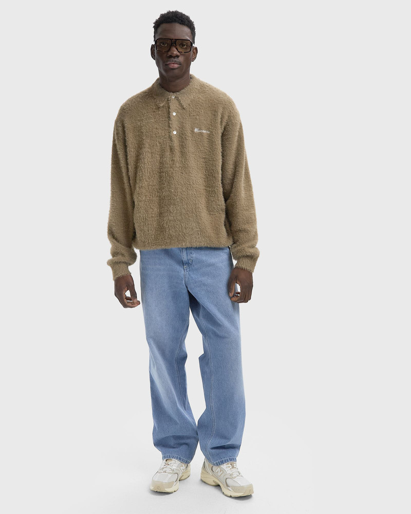 thisisneverthat® SCT-Logo Shaggy Knit Polo outlook