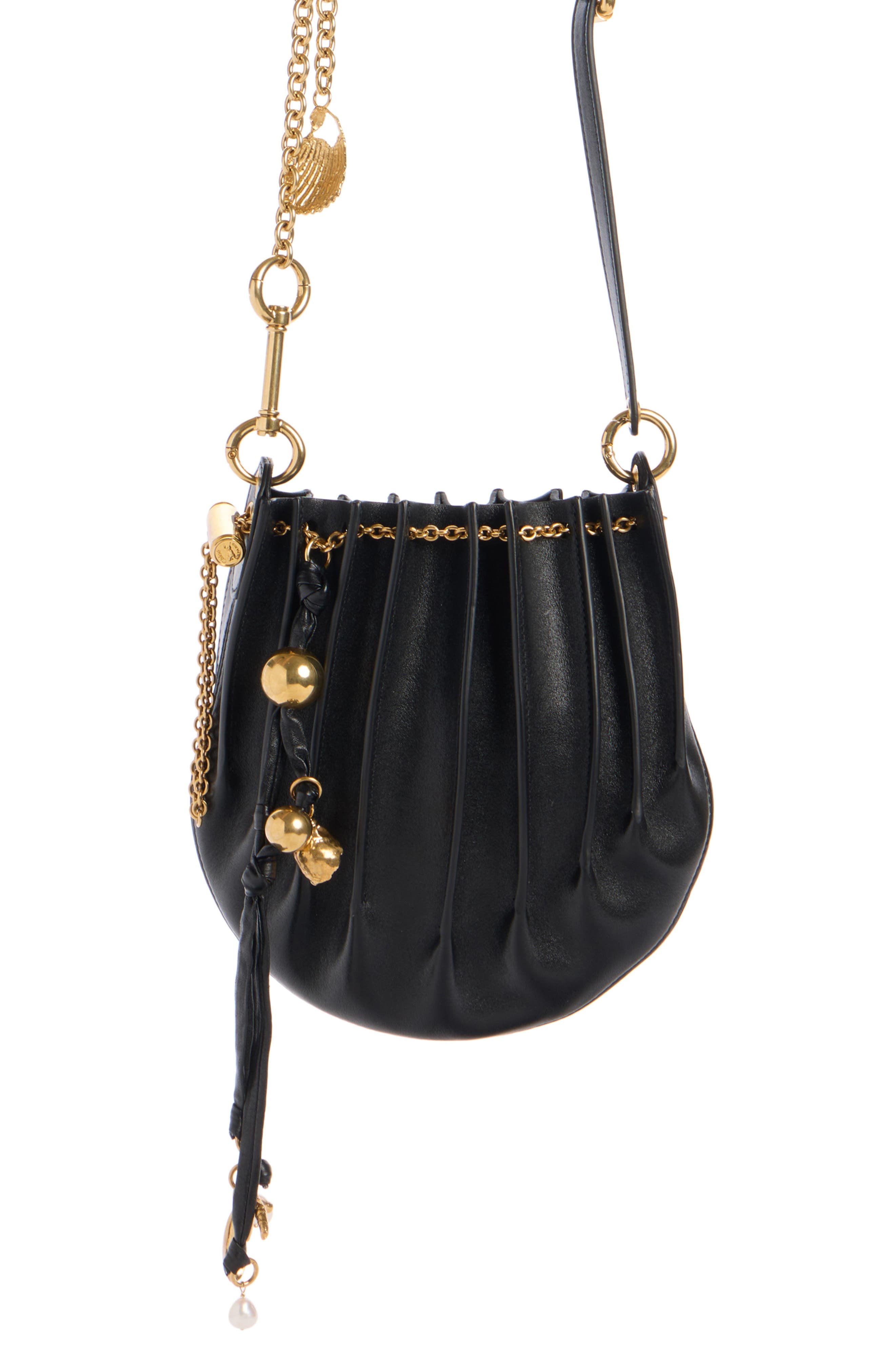 Chloé Sea Treasures Leather Crossbody Bag in Black at Nordstrom - 1