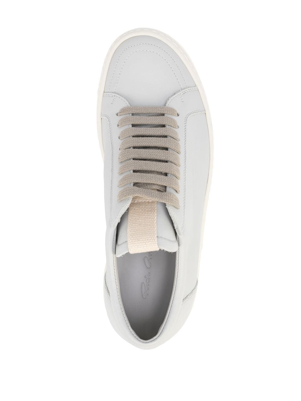 logo-patch lace-up sneakers - 4