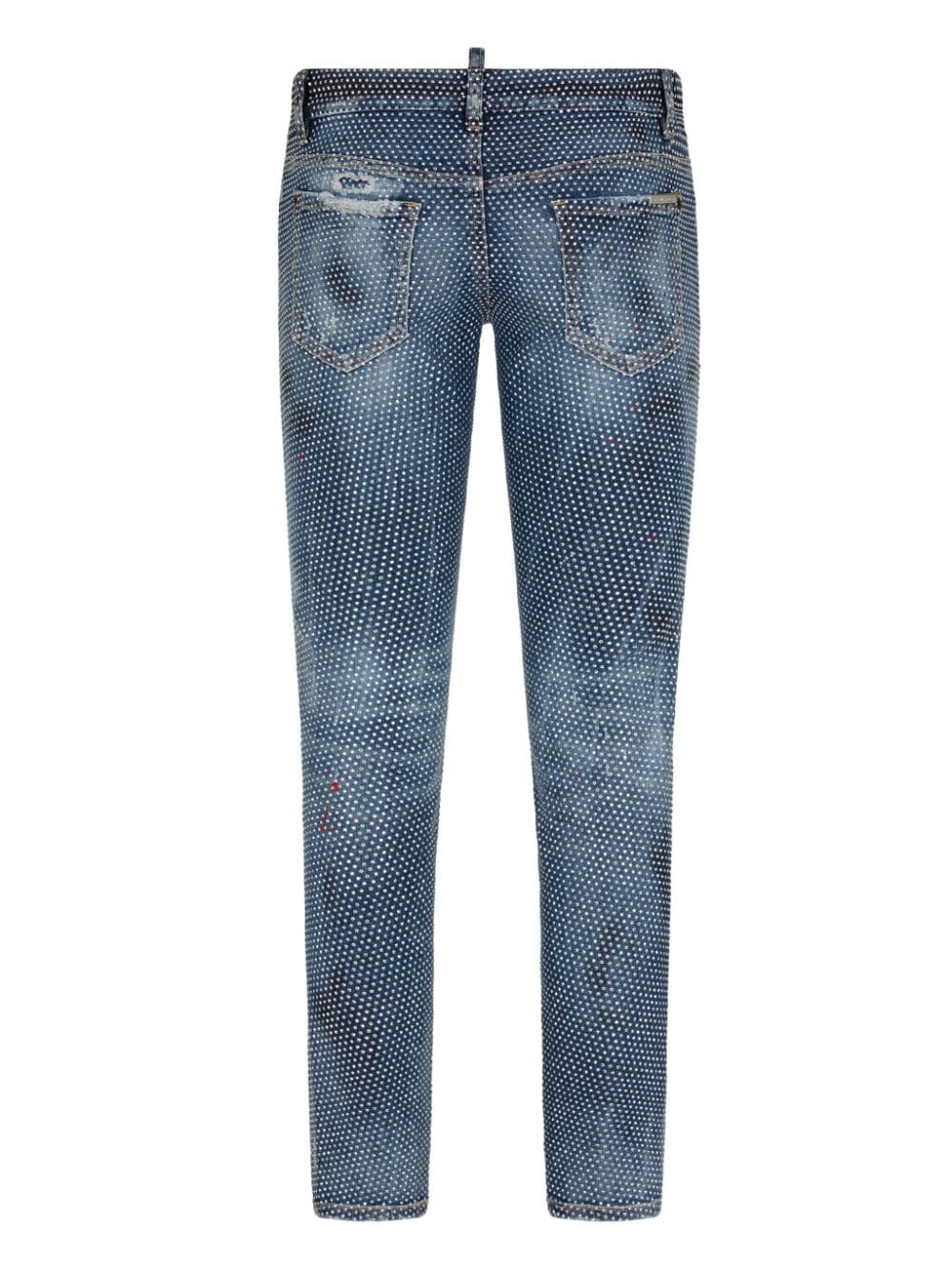 Sailor crystal-embellished jeans - 2