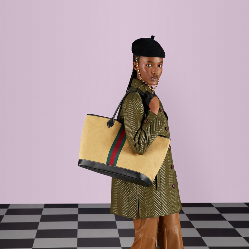 Ophidia large foldable tote bag 4