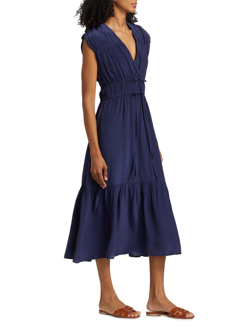 Women's Aletta Tie-Waist Midi-Dress - Admiral Blue 4