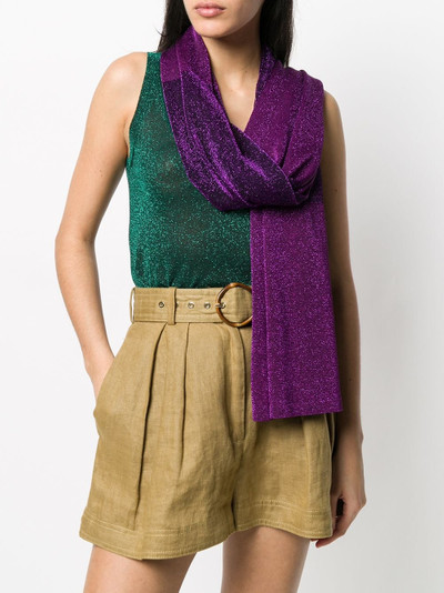 Missoni metallic threaded scarf outlook