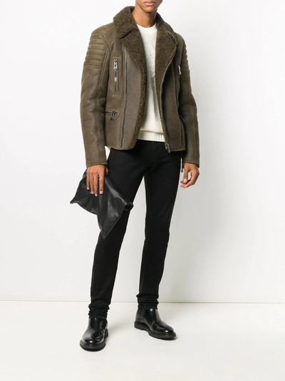 Belstaff khaki aviator jacket outlook