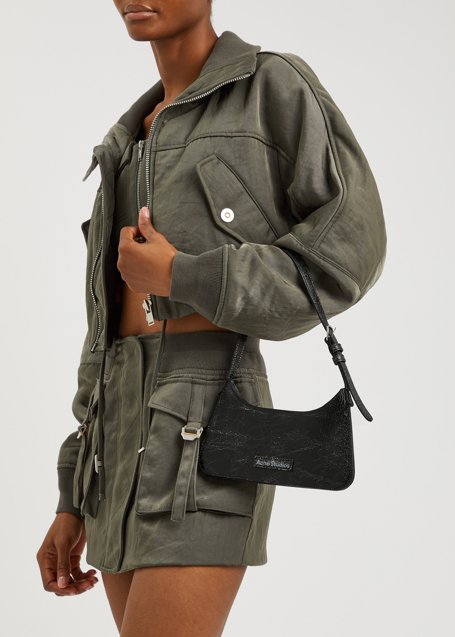 Platt micro leather shoulder bag - 5